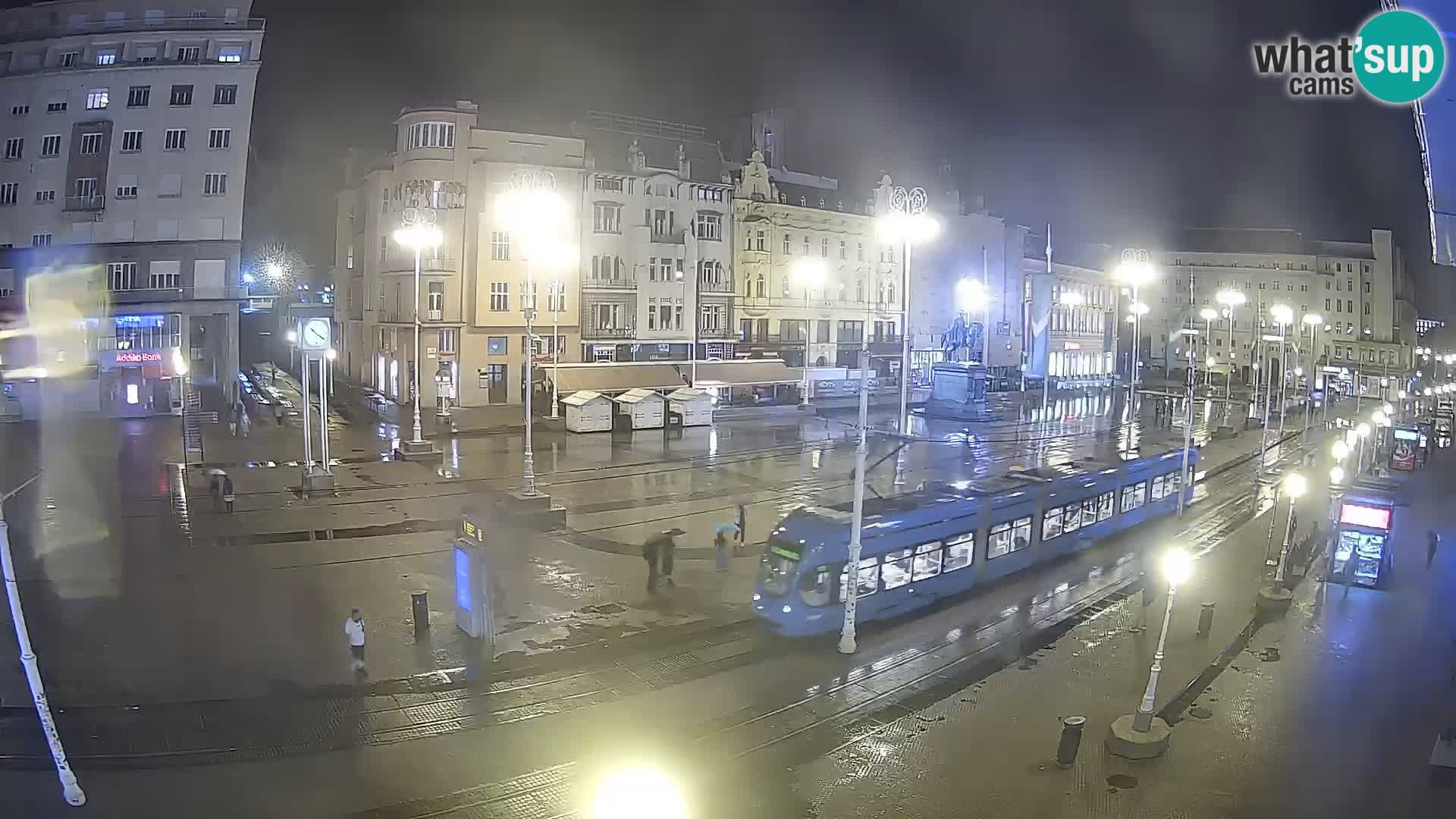 Live Cam Zagreb Ban Jelačić place | Croatie