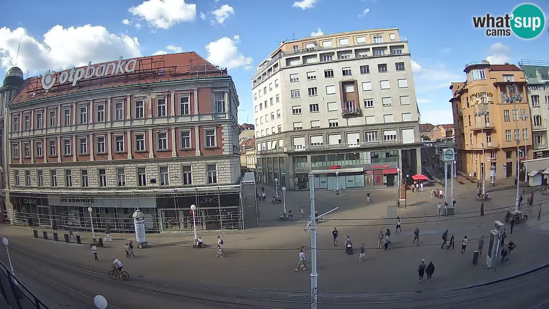 Spletna kamera Zagreb Ban Jelačić