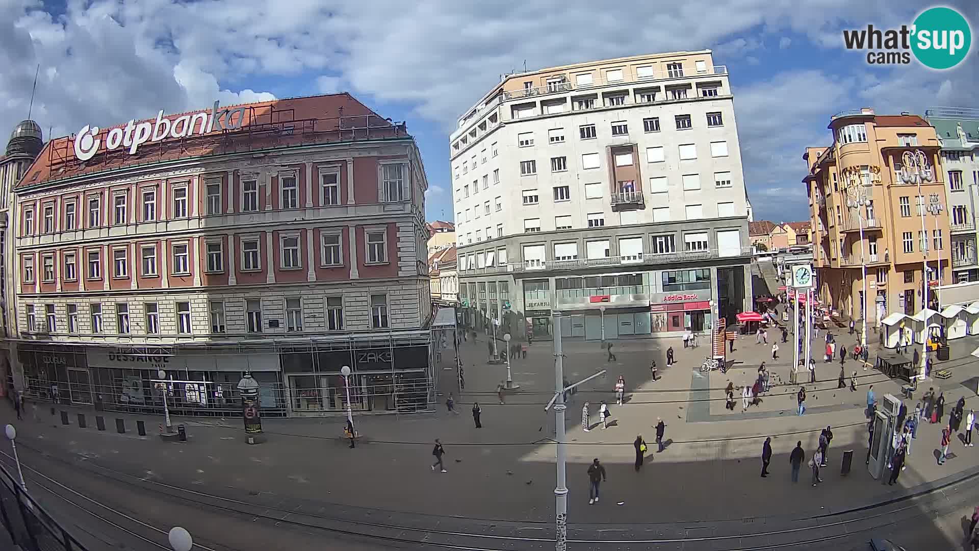 Webcam Zagreb Bana Jelačića square | Croatia