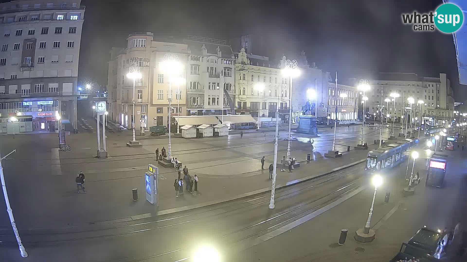Zagreb live cam Bana Jelačića