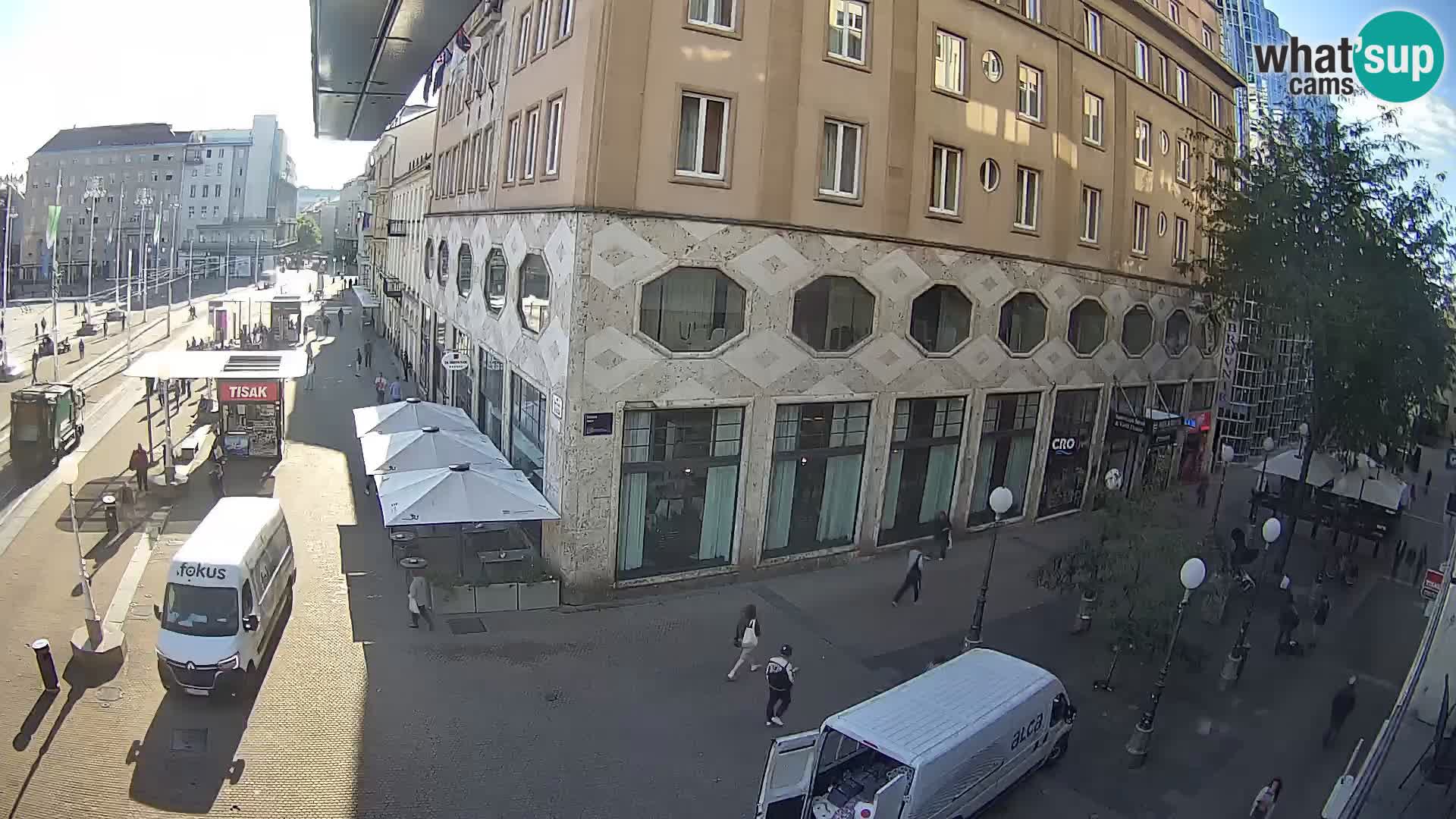 Live Cam Zagreb Ban Jelačić place | Croatie