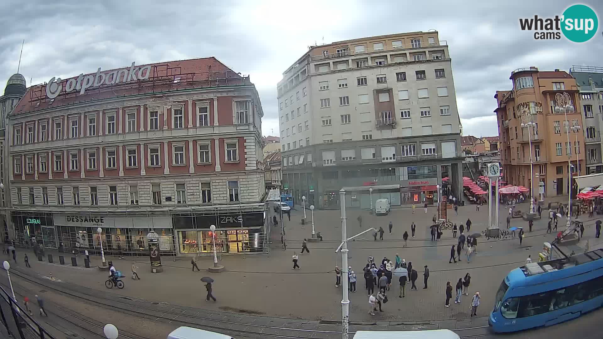 Live Cam Zagreb Ban Jelačić place | Croatie
