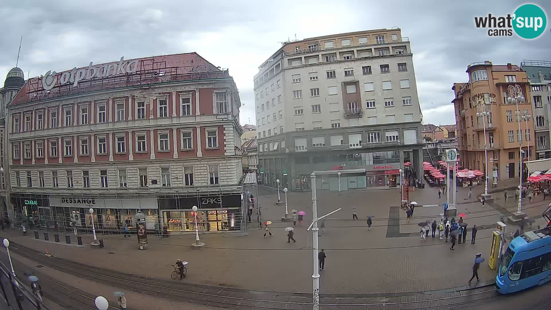 Live Cam Zagreb Ban Jelačić place | Croatie
