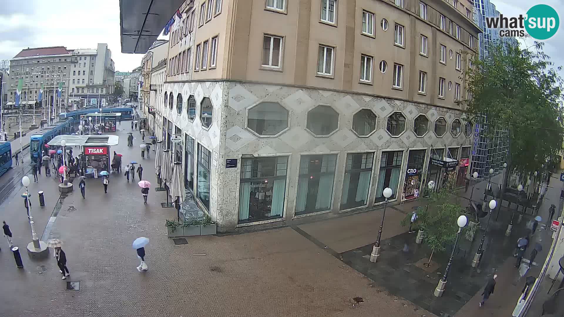 Webcam Zagreb Bana Jelačića square | Croatia