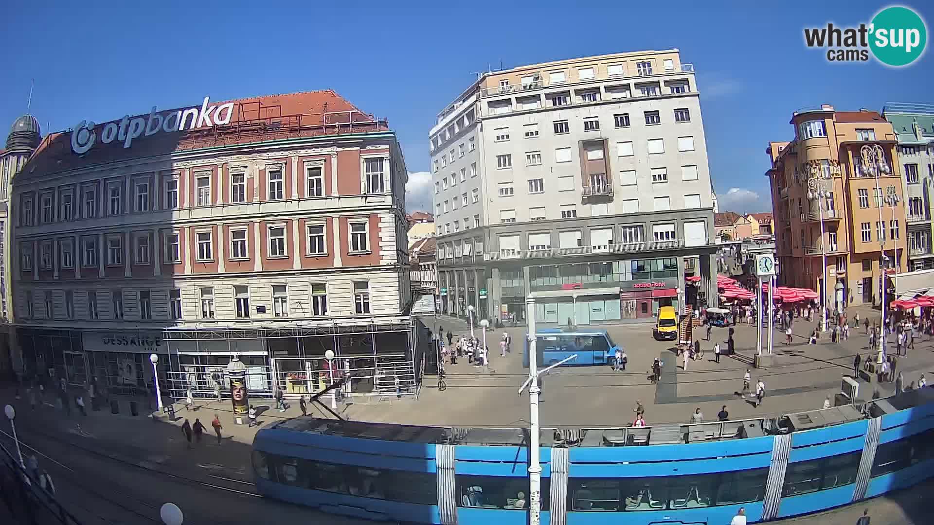 Webcam Zagabria Ban Jelacic piazza | Croazia