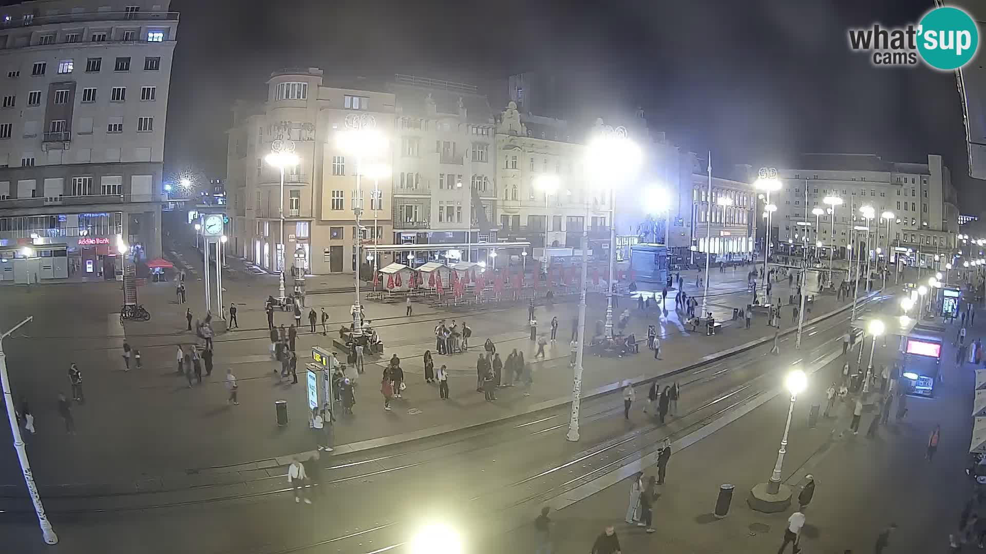 Webcam Zagreb Bana Jelačića square | Croatia