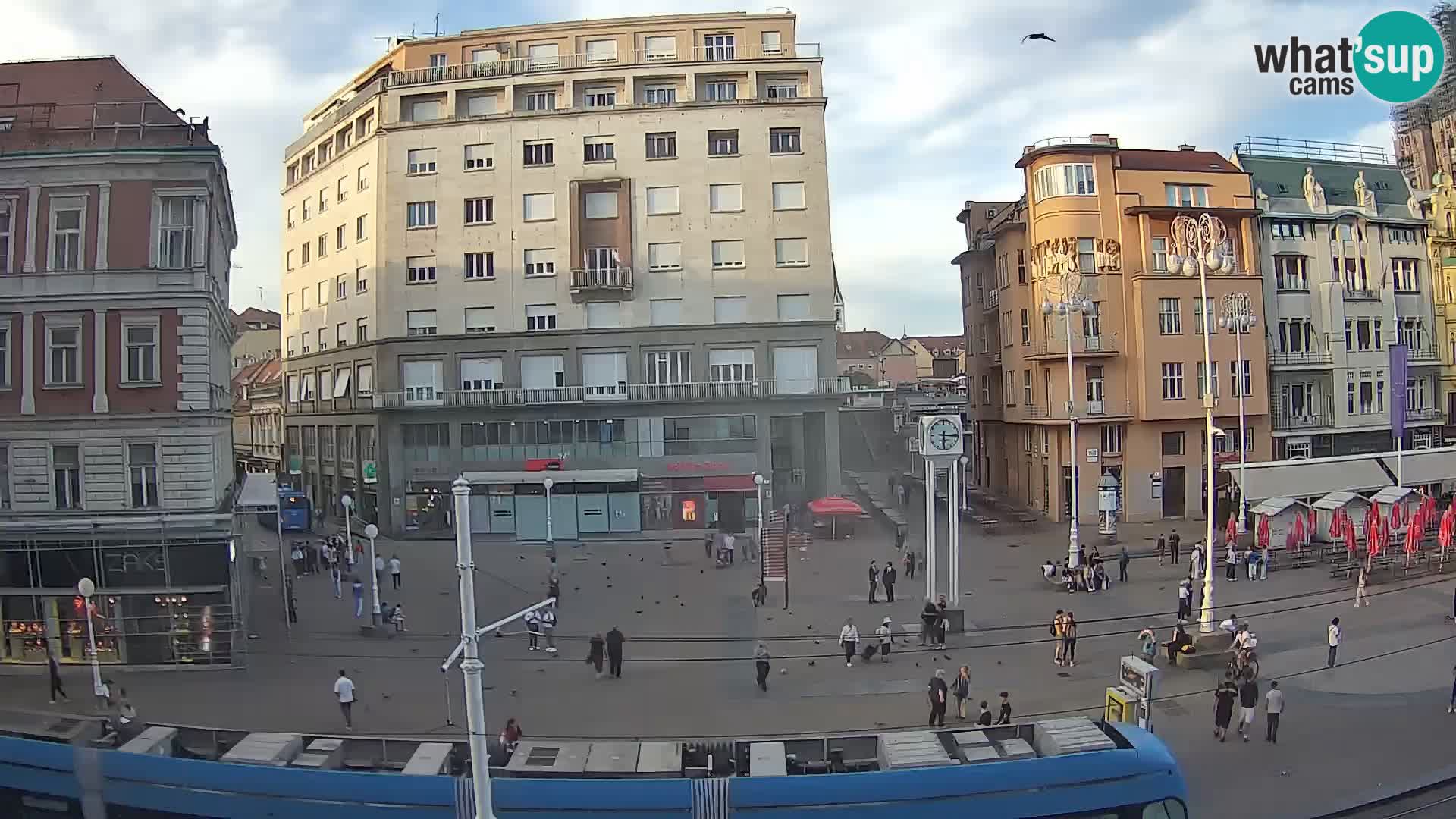 Zagreb webcam Ban Jelacica Platz | Kroatien