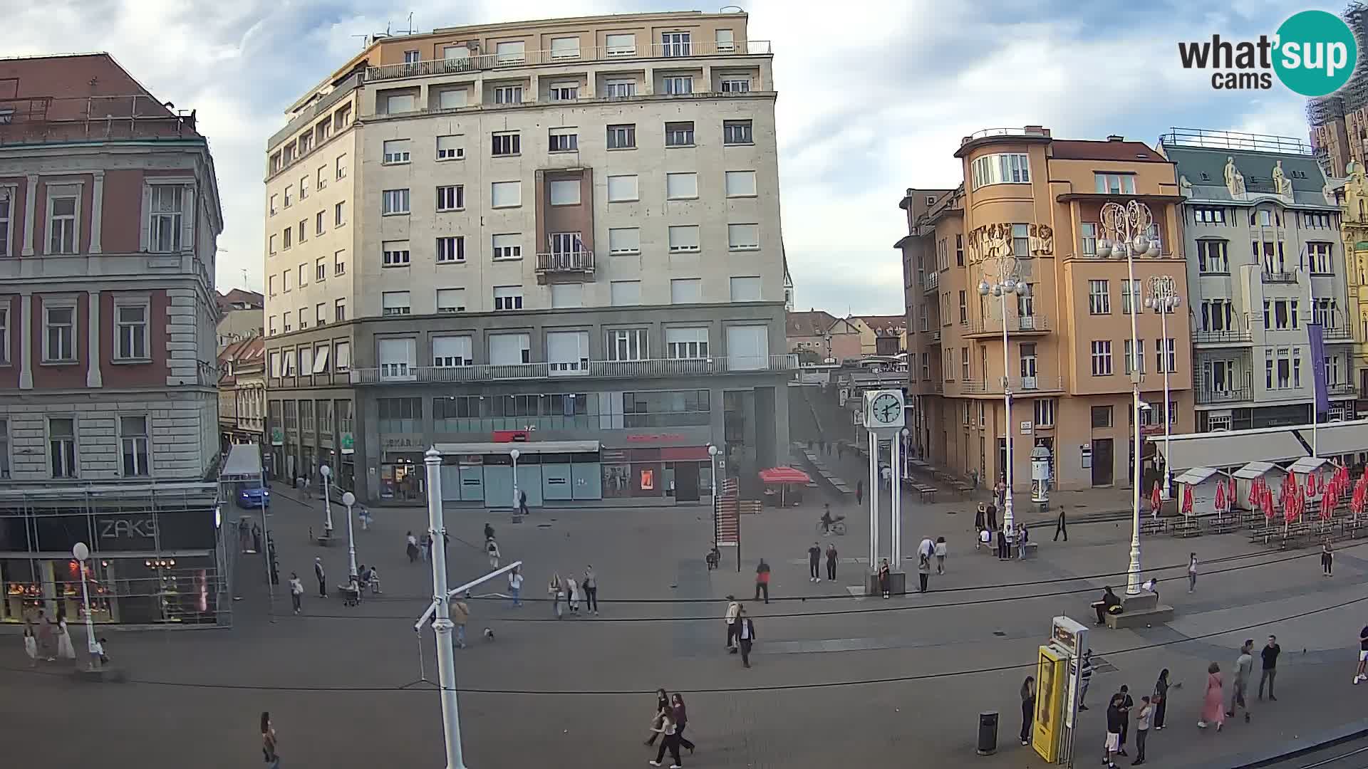 Live Cam Zagreb Ban Jelačić place | Croatie