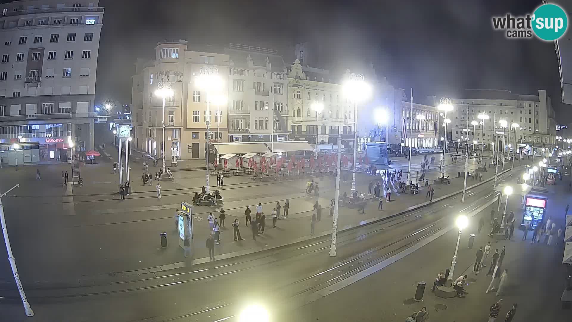 Webcam Zagreb Bana Jelačića square | Croatia