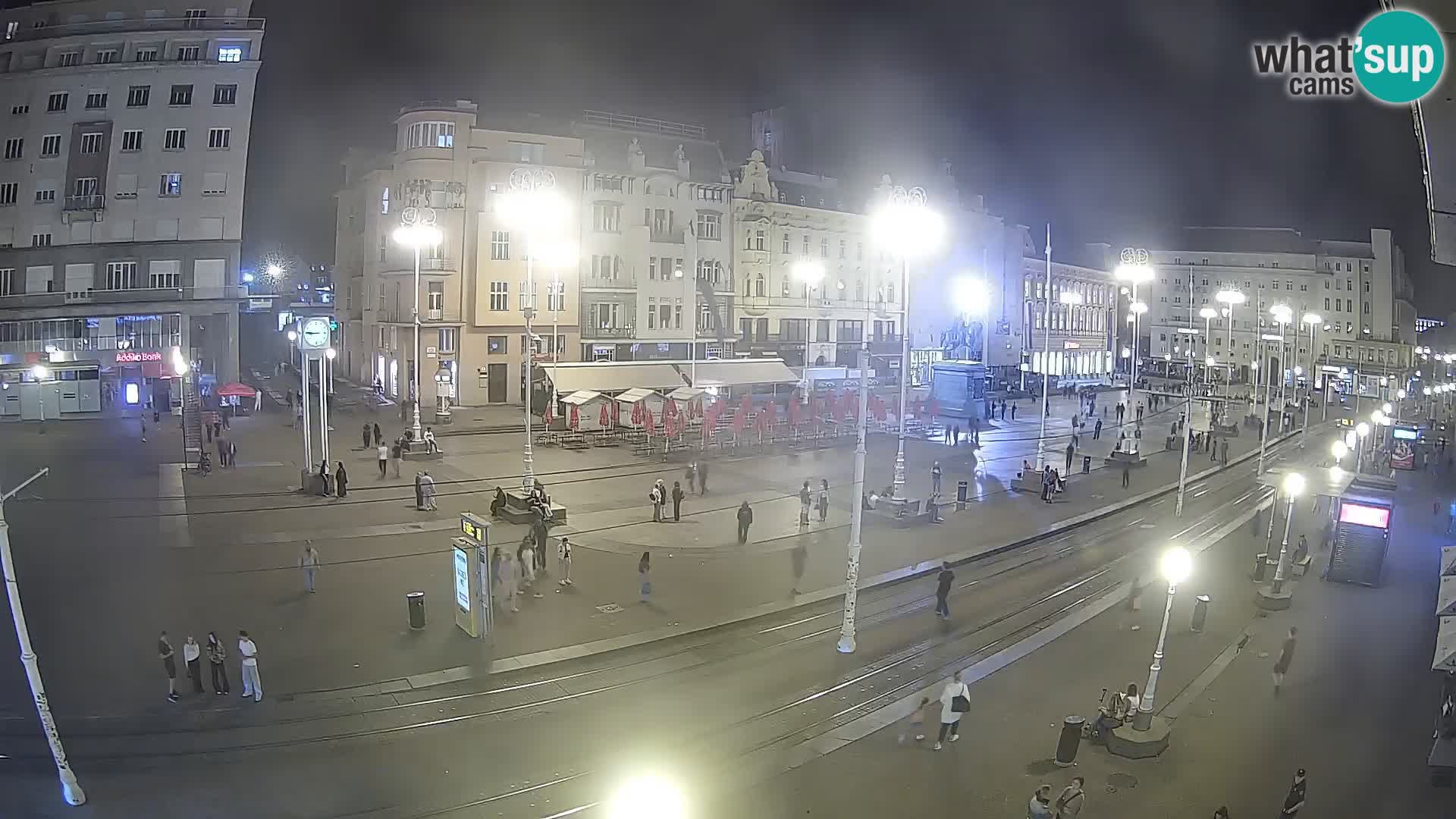Live Cam Zagreb Ban Jelačić place | Croatie