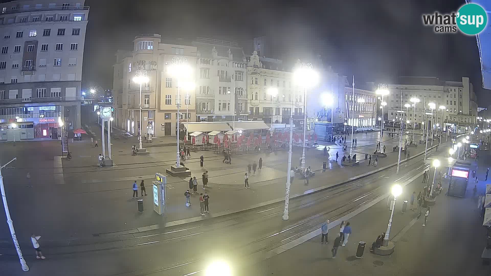 Webcam Zagreb Bana Jelačića square | Croatia
