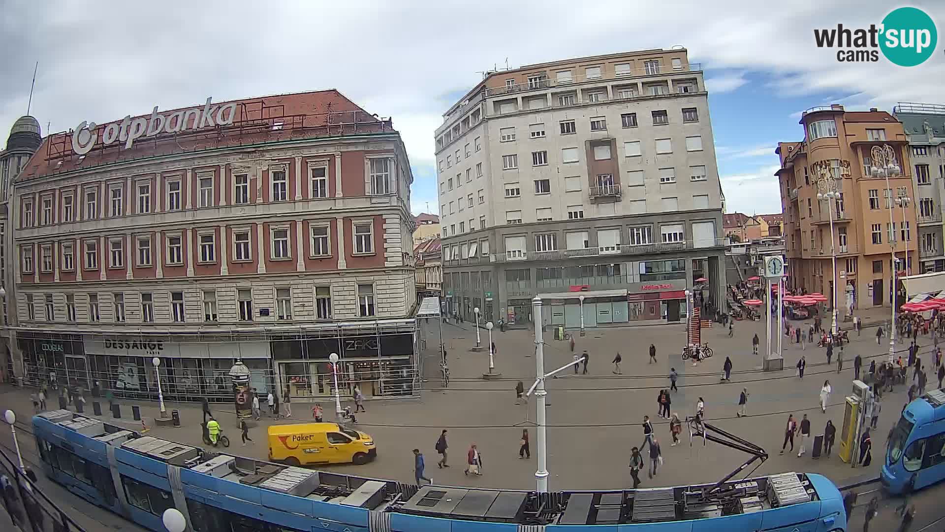 Live Cam Zagreb Ban Jelačić place | Croatie