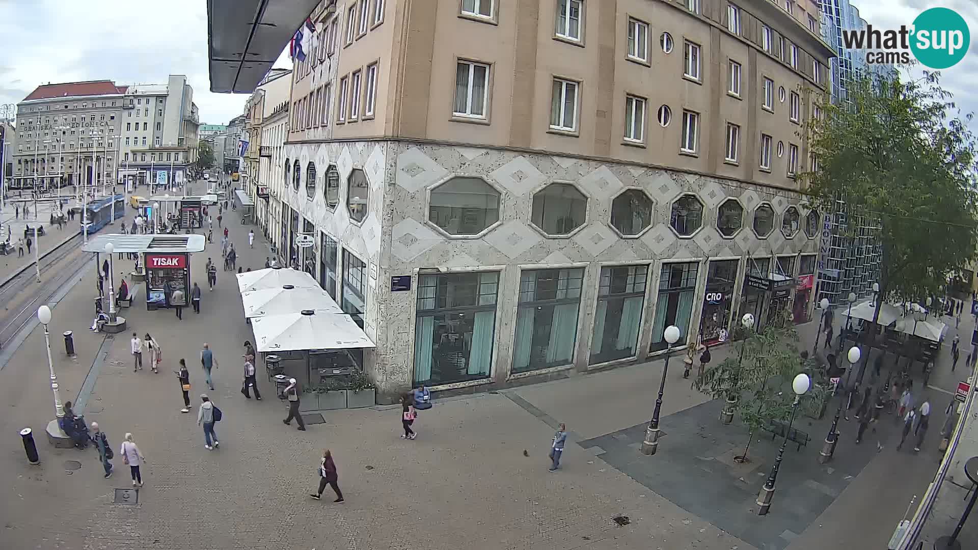 Live Cam Zagreb Ban Jelačić place | Croatie