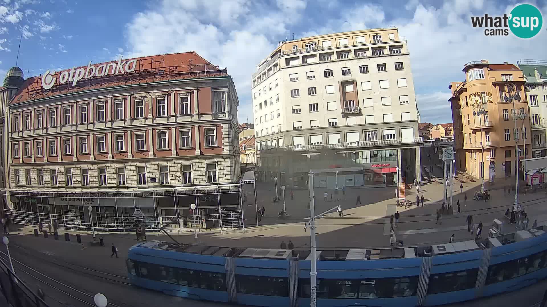 Live Cam Zagreb Ban Jelačić place | Croatie