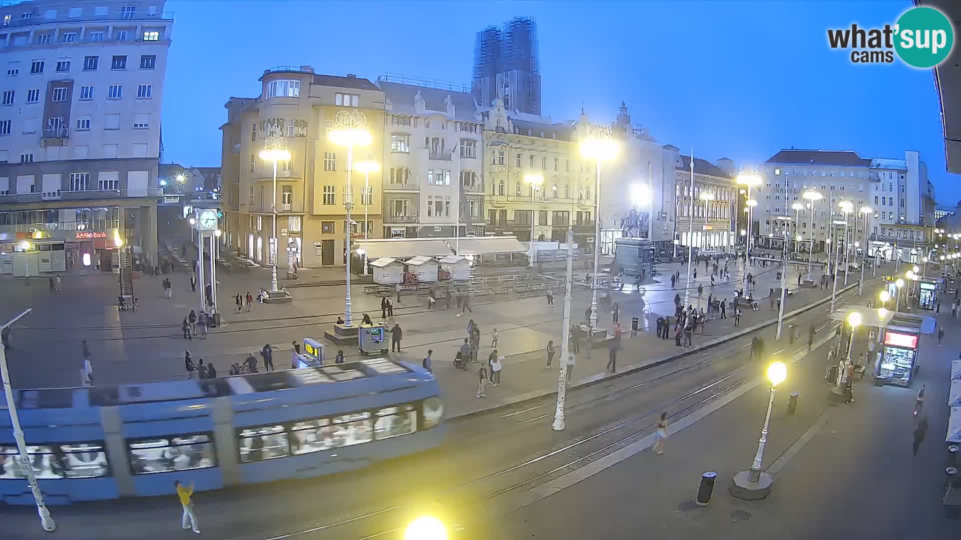 Webcam Zagreb Bana Jelačića square | Croatia