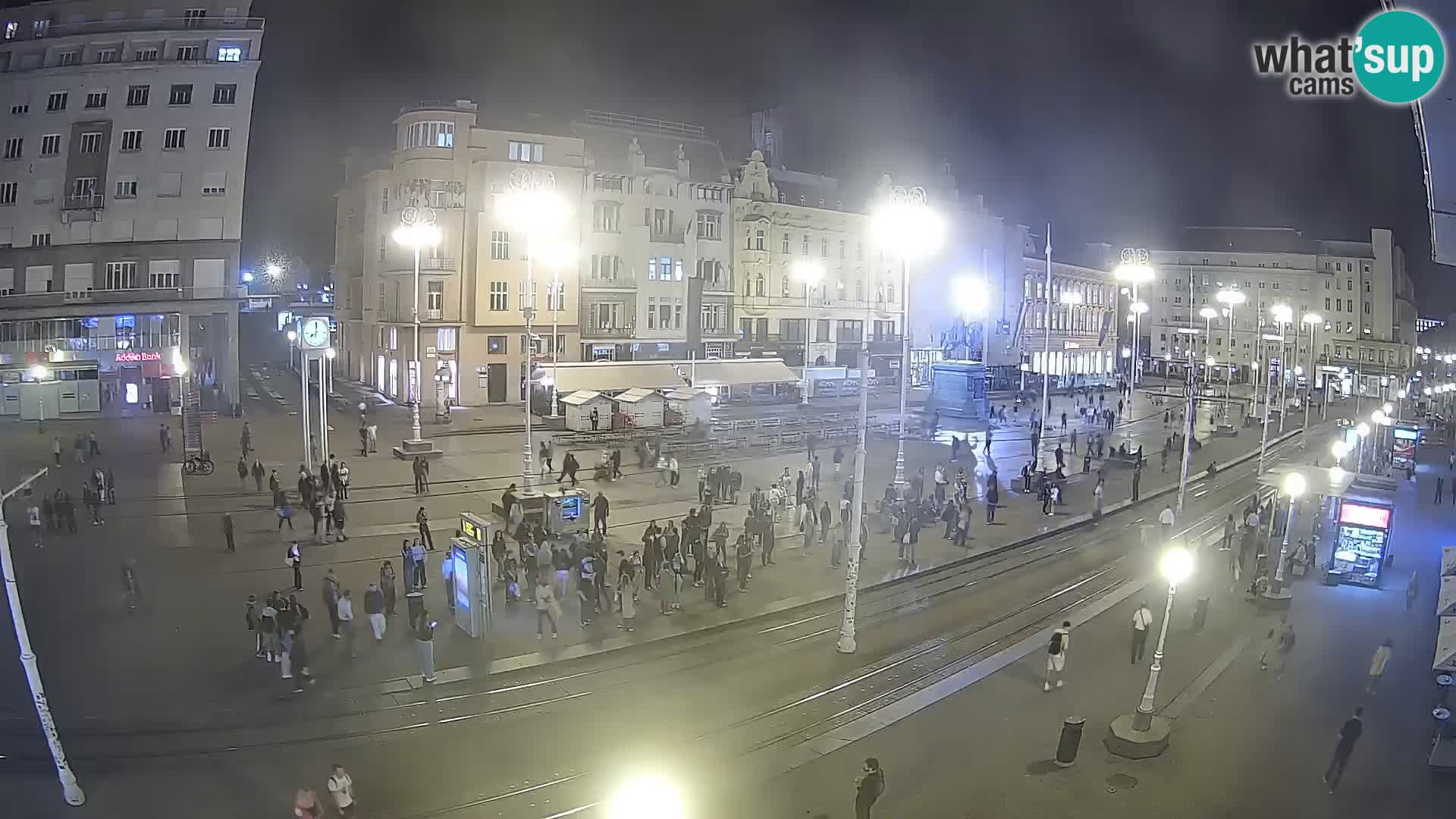 Webcam Zagreb Bana Jelačića square | Croatia