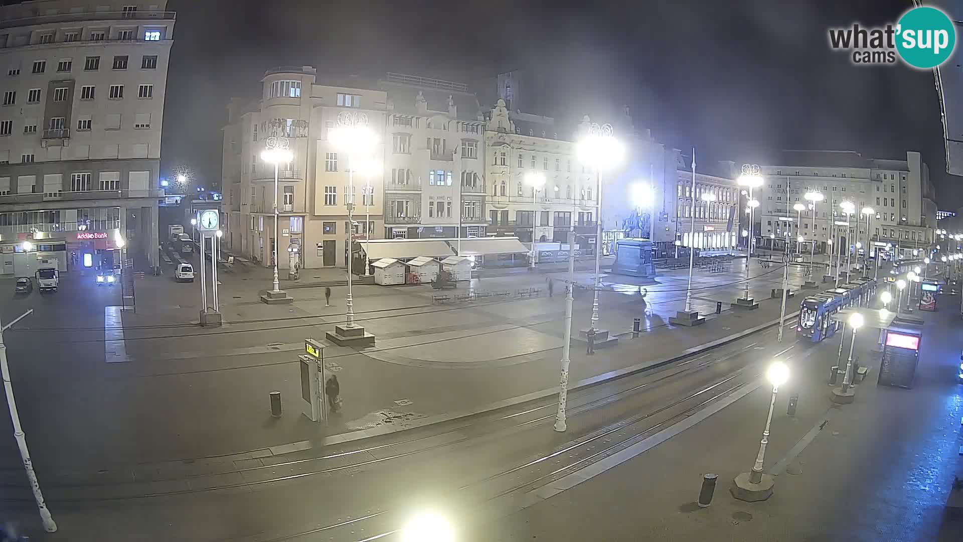 Live Cam Zagreb Ban Jelačić place | Croatie