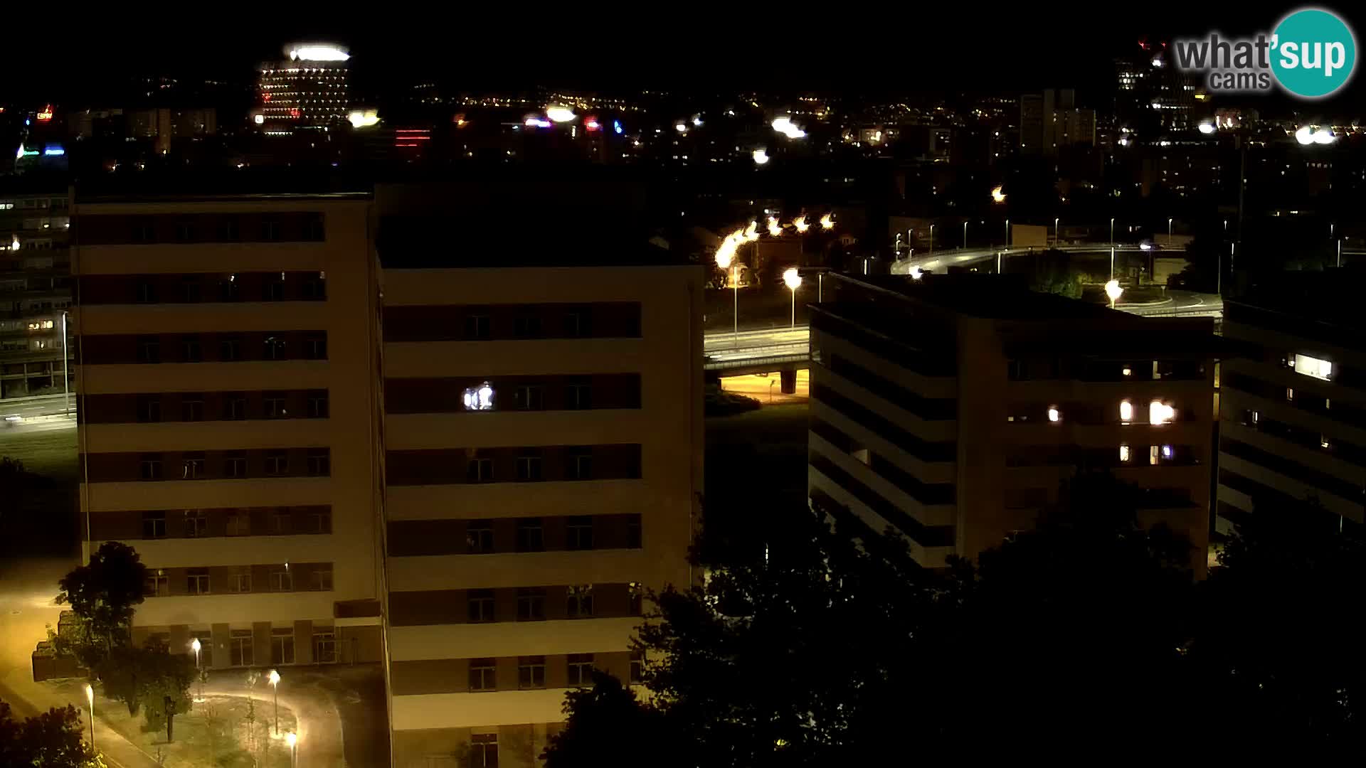 Rotatoria e incrocio viale Slavonska e Marin Držić  – webcam di Zagabria