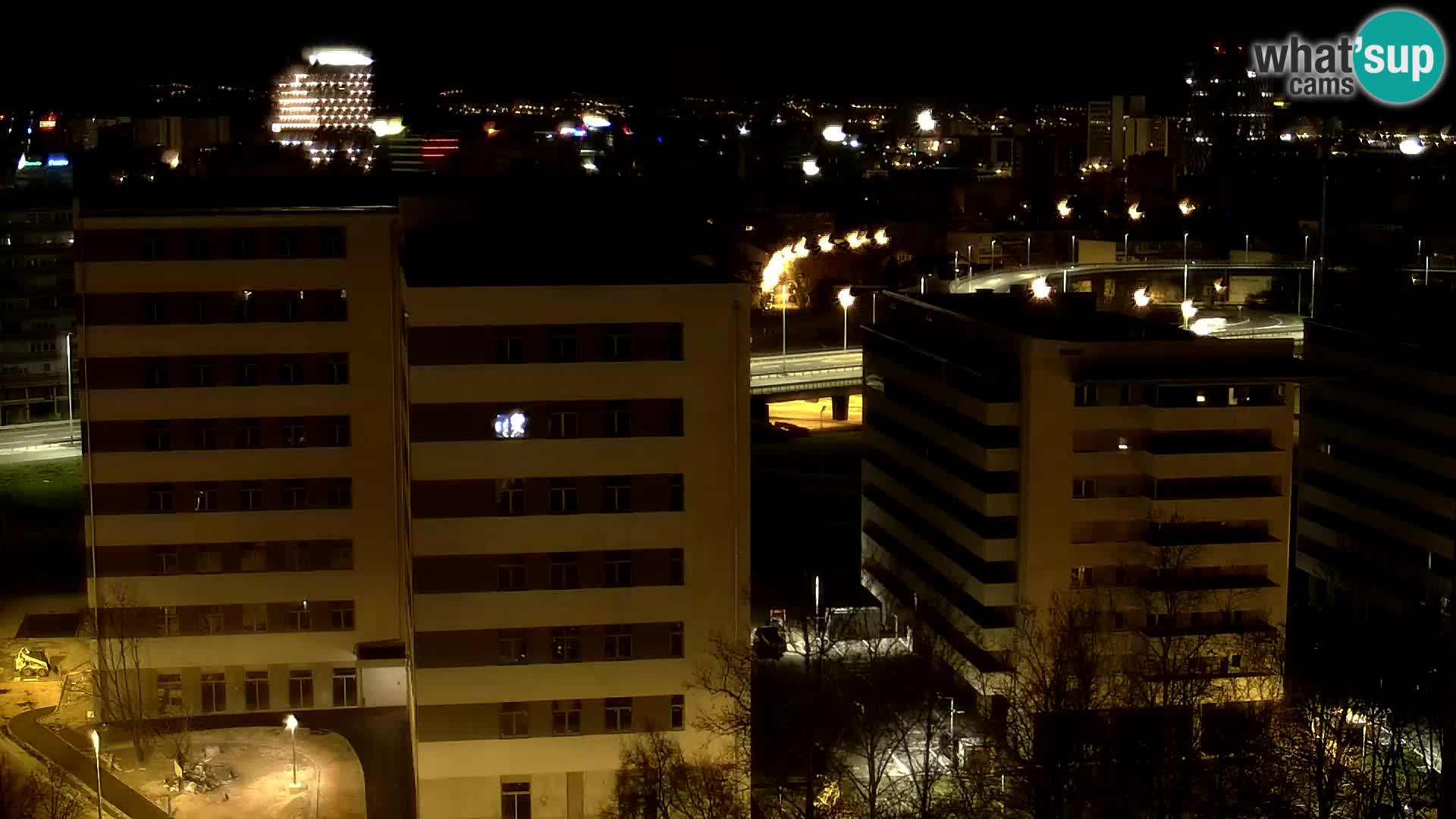 Live Interchange of Slavonska Avenue and Marin Držić Avenue in Zagreb webcam