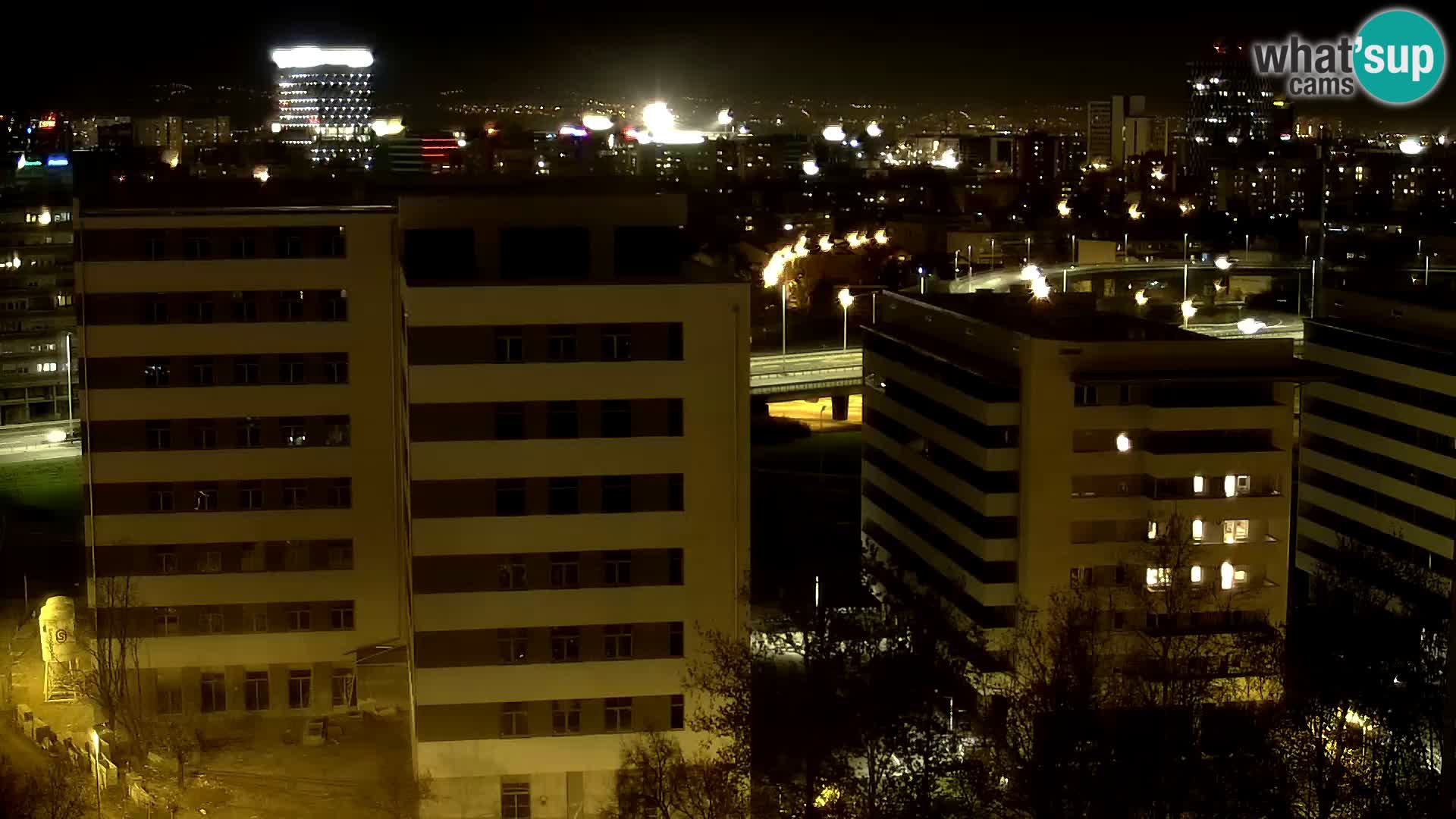 Live Interchange of Slavonska Avenue and Marin Držić Avenue in Zagreb webcam