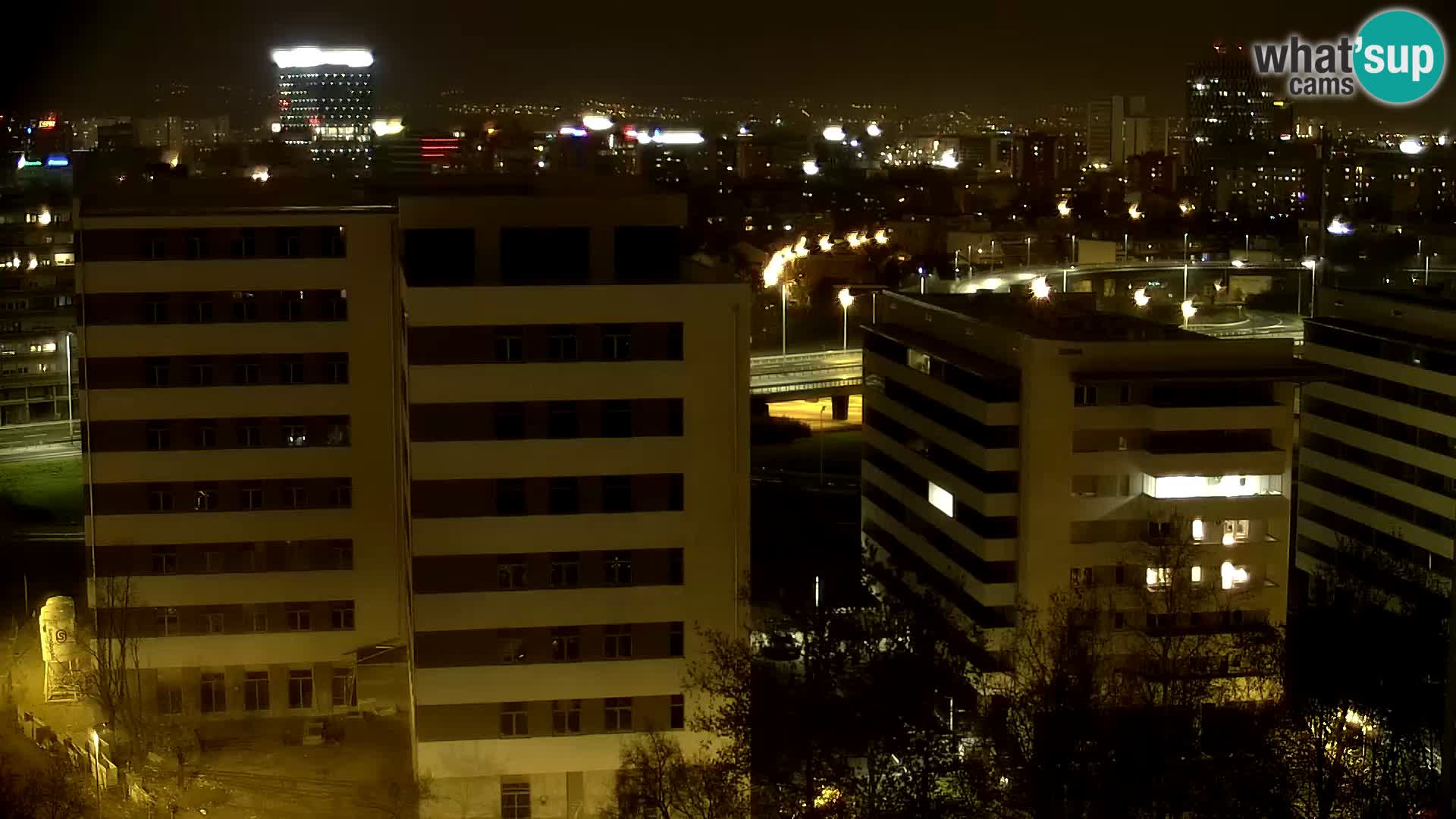 Live Interchange of Slavonska Avenue and Marin Držić Avenue in Zagreb webcam