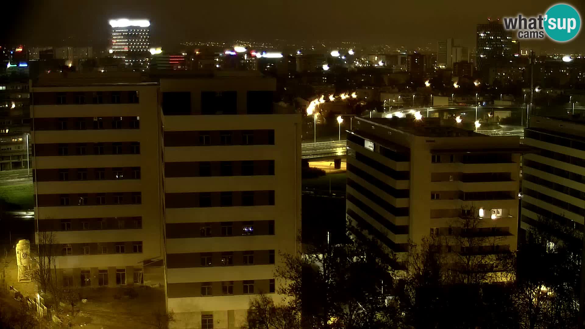 Live Interchange of Slavonska Avenue and Marin Držić Avenue in Zagreb webcam