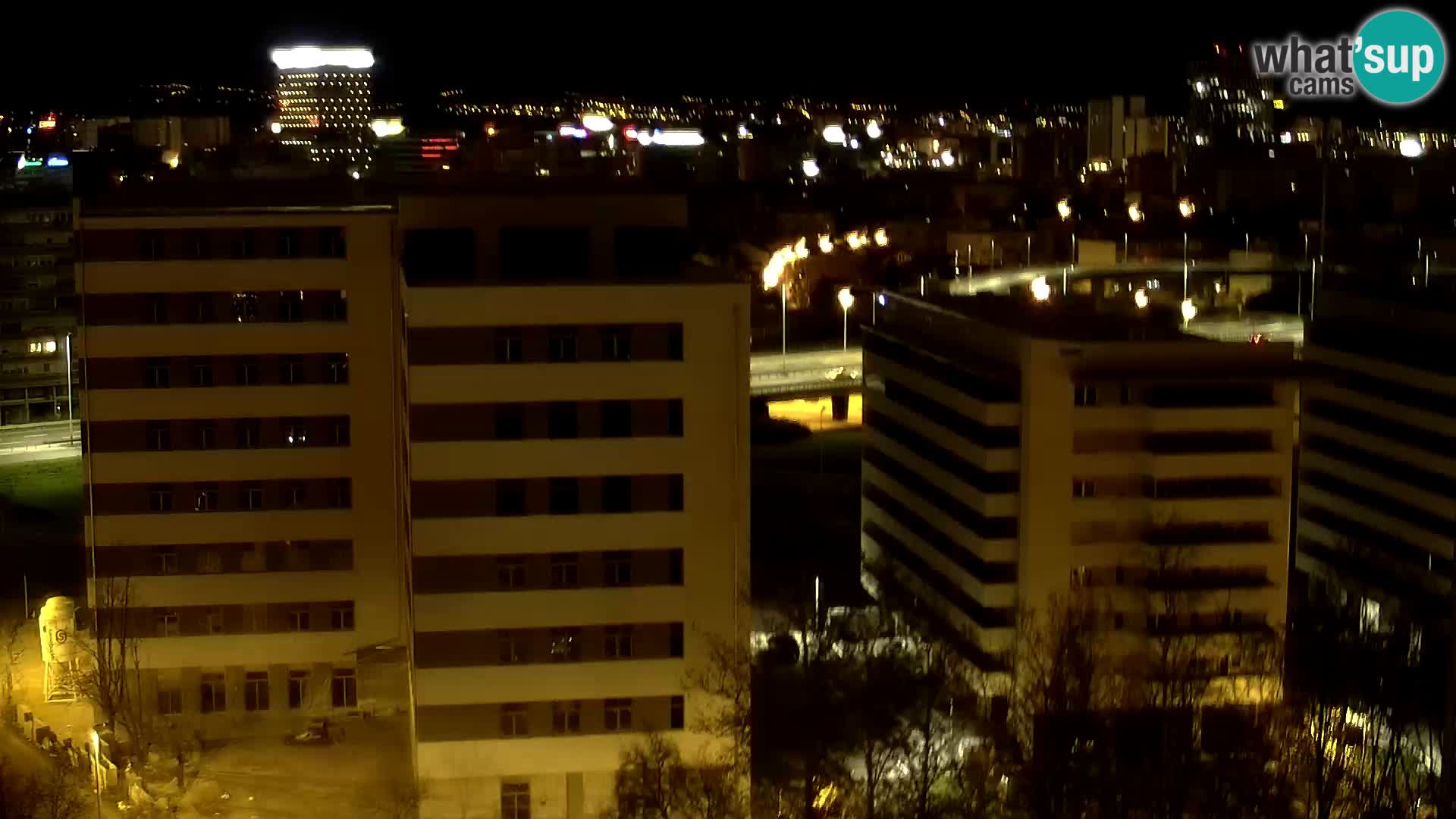 Live Interchange of Slavonska Avenue and Marin Držić Avenue in Zagreb webcam