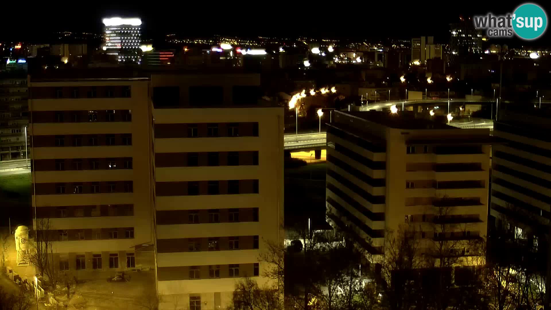 Live Interchange of Slavonska Avenue and Marin Držić Avenue in Zagreb webcam