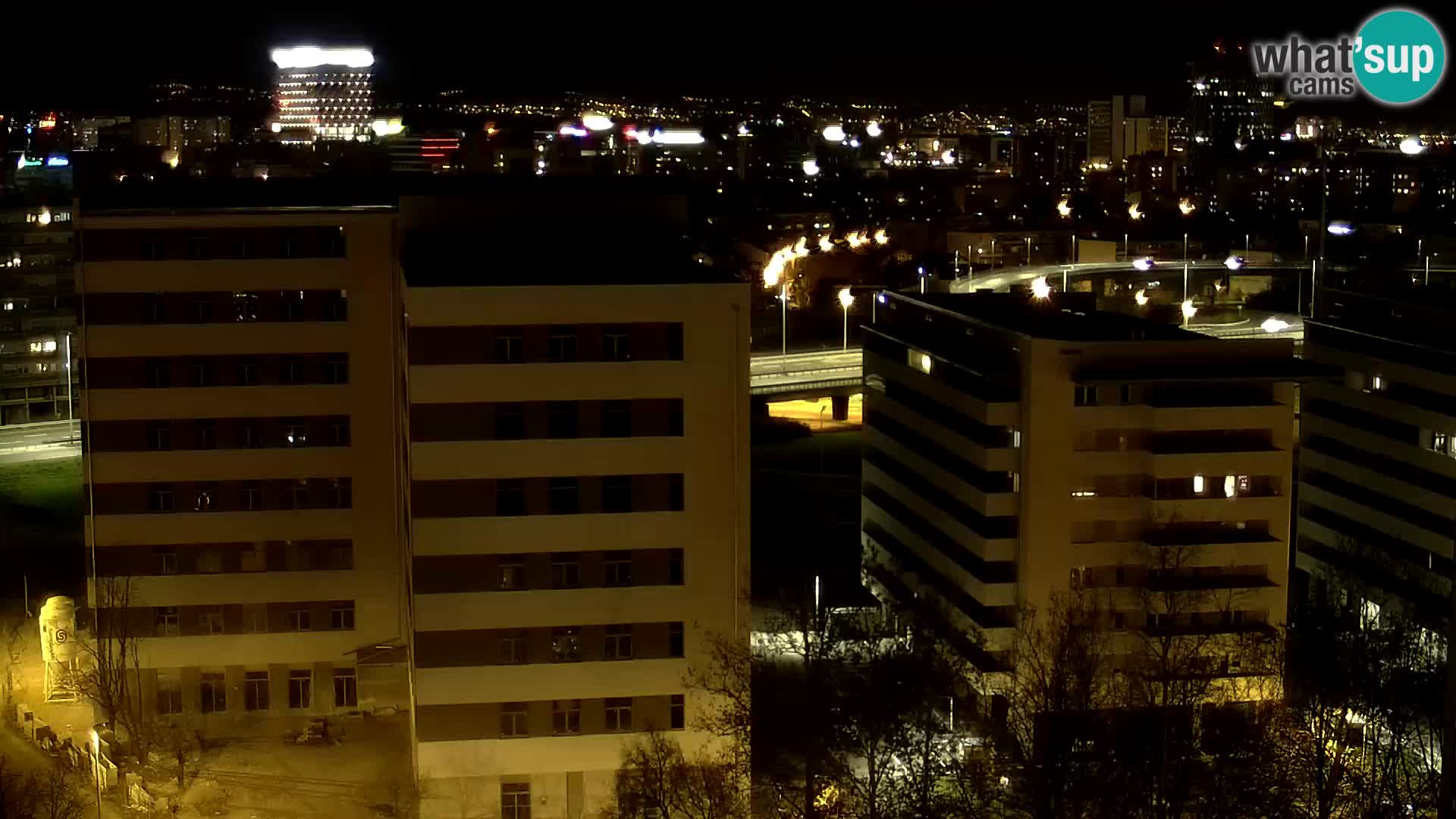 Live Interchange of Slavonska Avenue and Marin Držić Avenue in Zagreb webcam