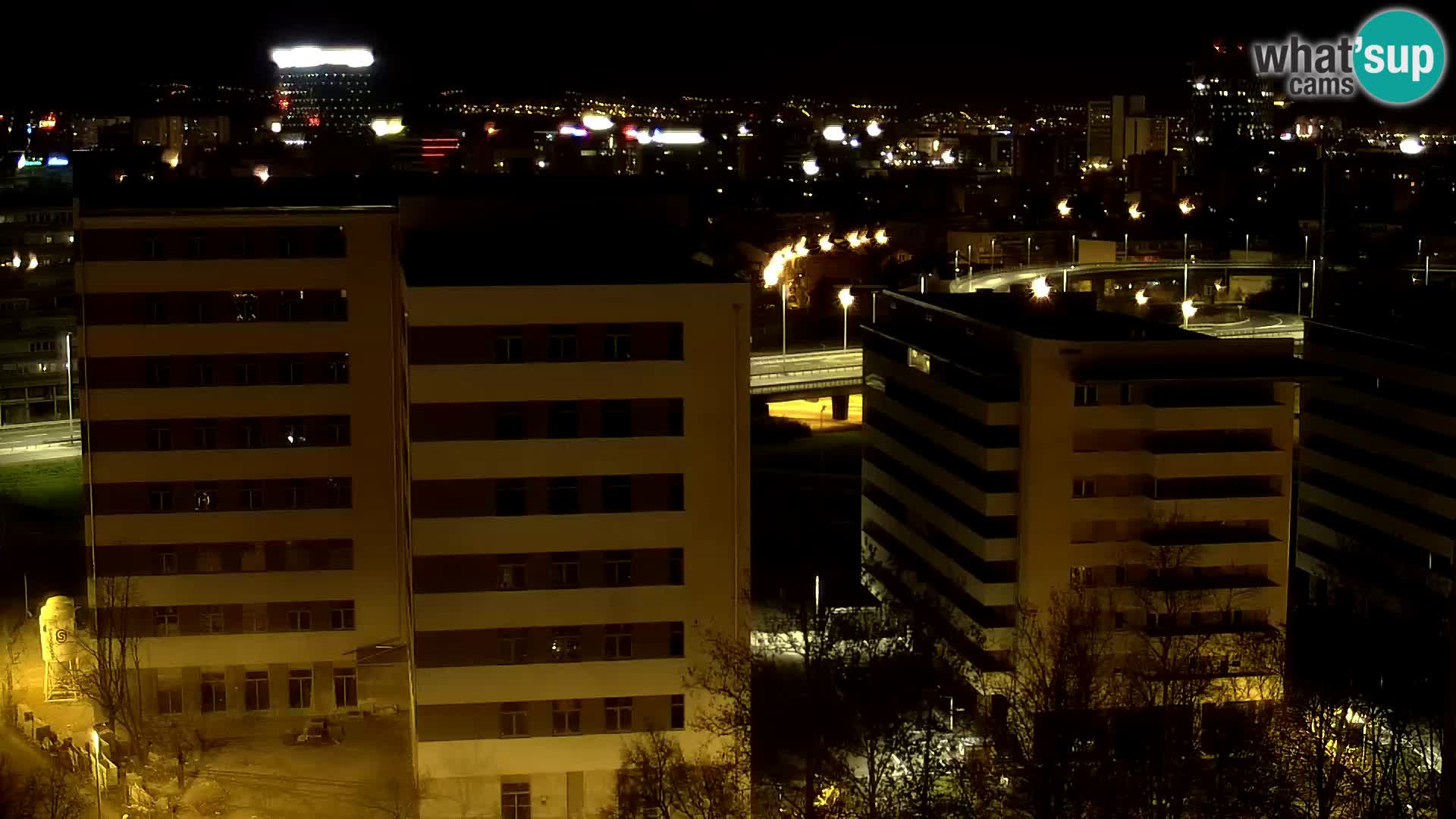 Live Interchange of Slavonska Avenue and Marin Držić Avenue in Zagreb webcam