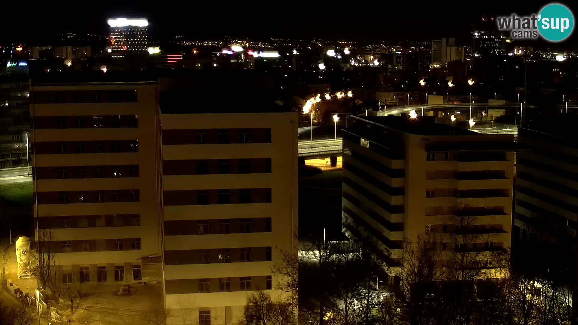 Live Interchange of Slavonska Avenue and Marin Držić Avenue in Zagreb webcam