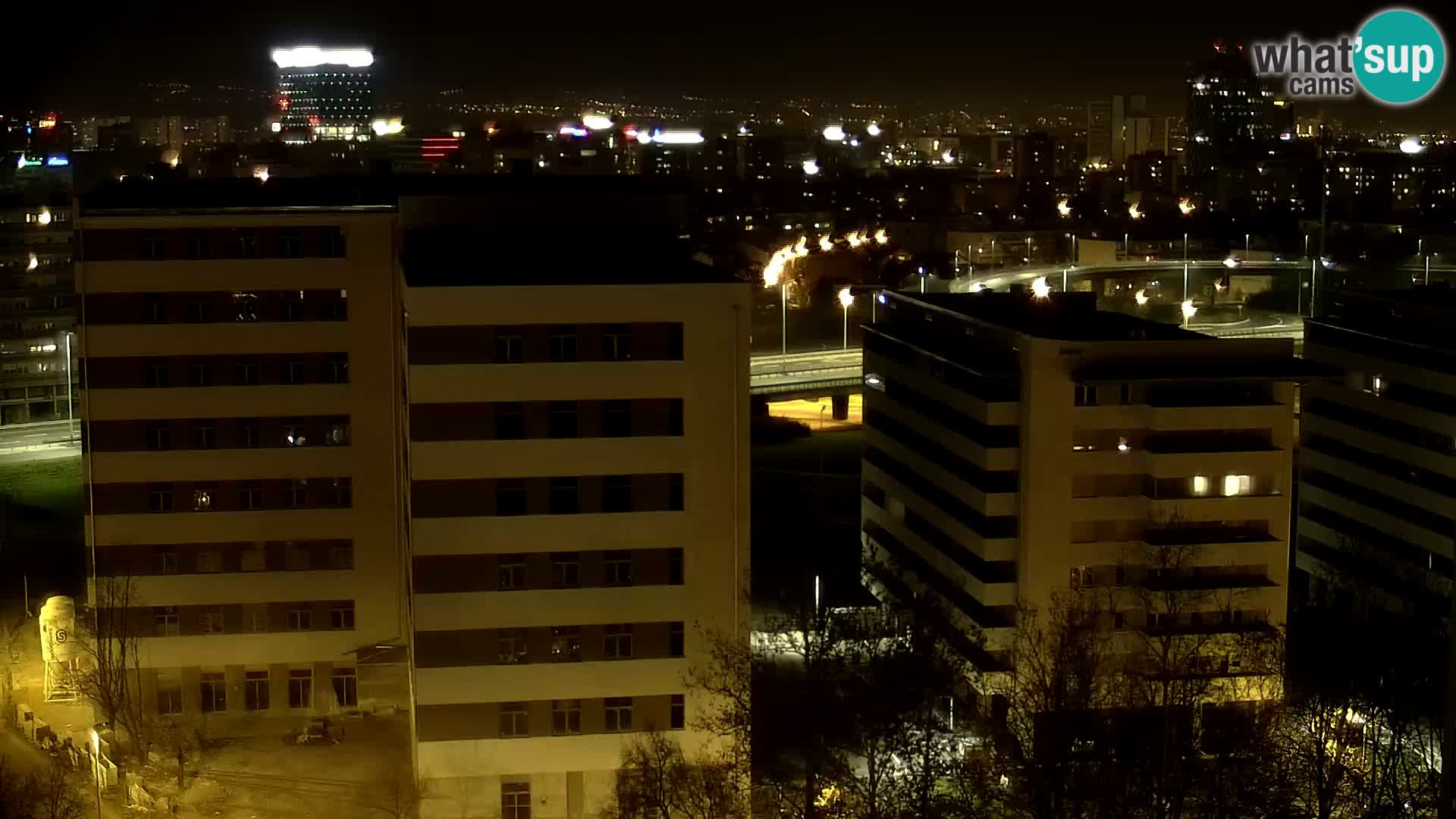 Live Interchange of Slavonska Avenue and Marin Držić Avenue in Zagreb webcam