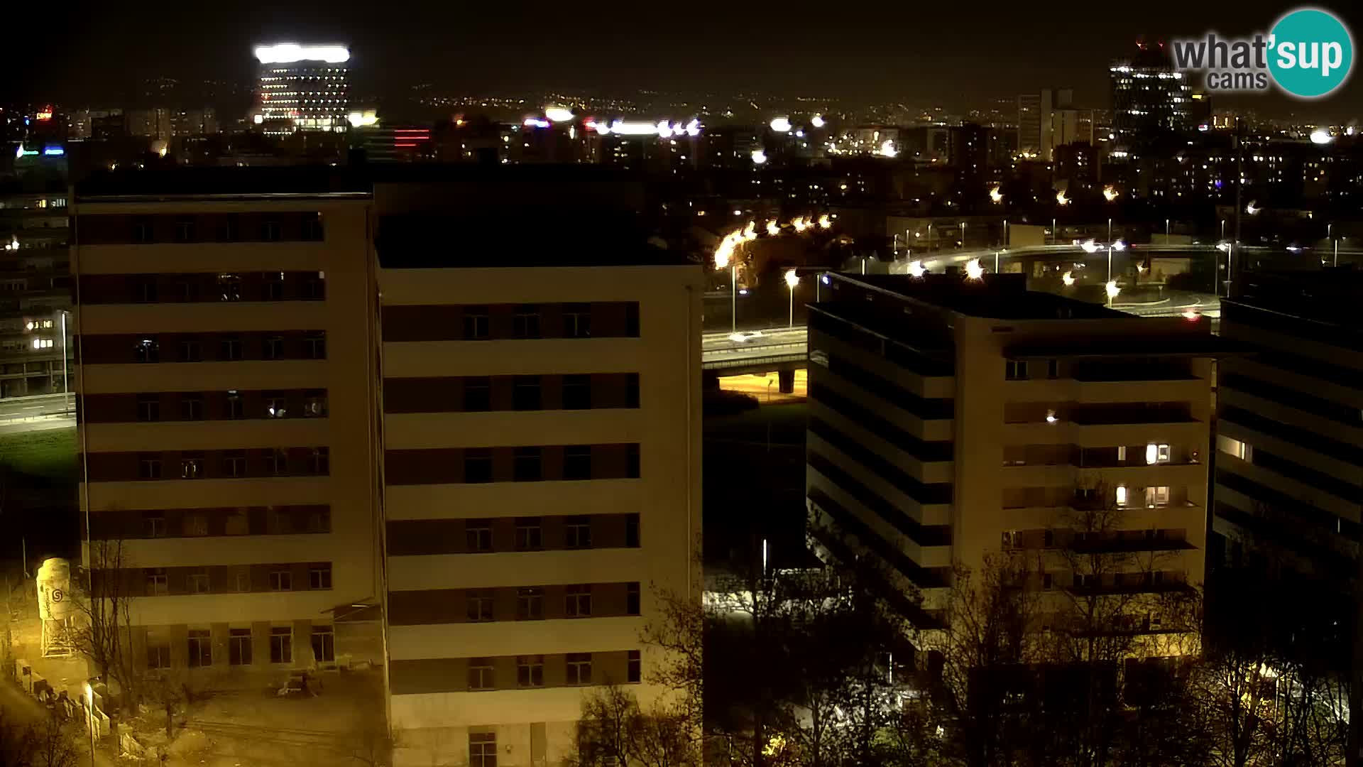 Live Interchange of Slavonska Avenue and Marin Držić Avenue in Zagreb webcam