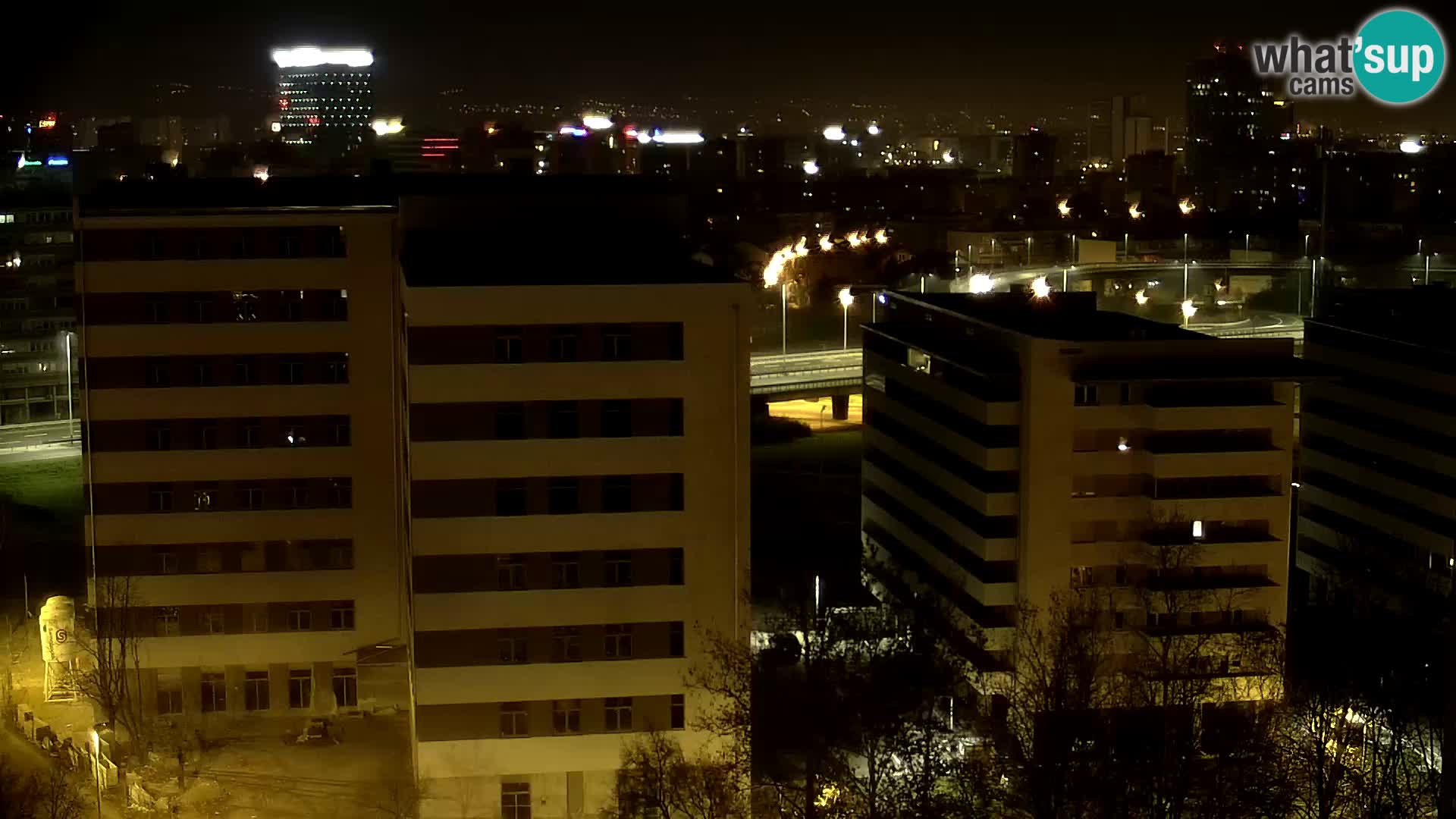 Live Interchange of Slavonska Avenue and Marin Držić Avenue in Zagreb webcam