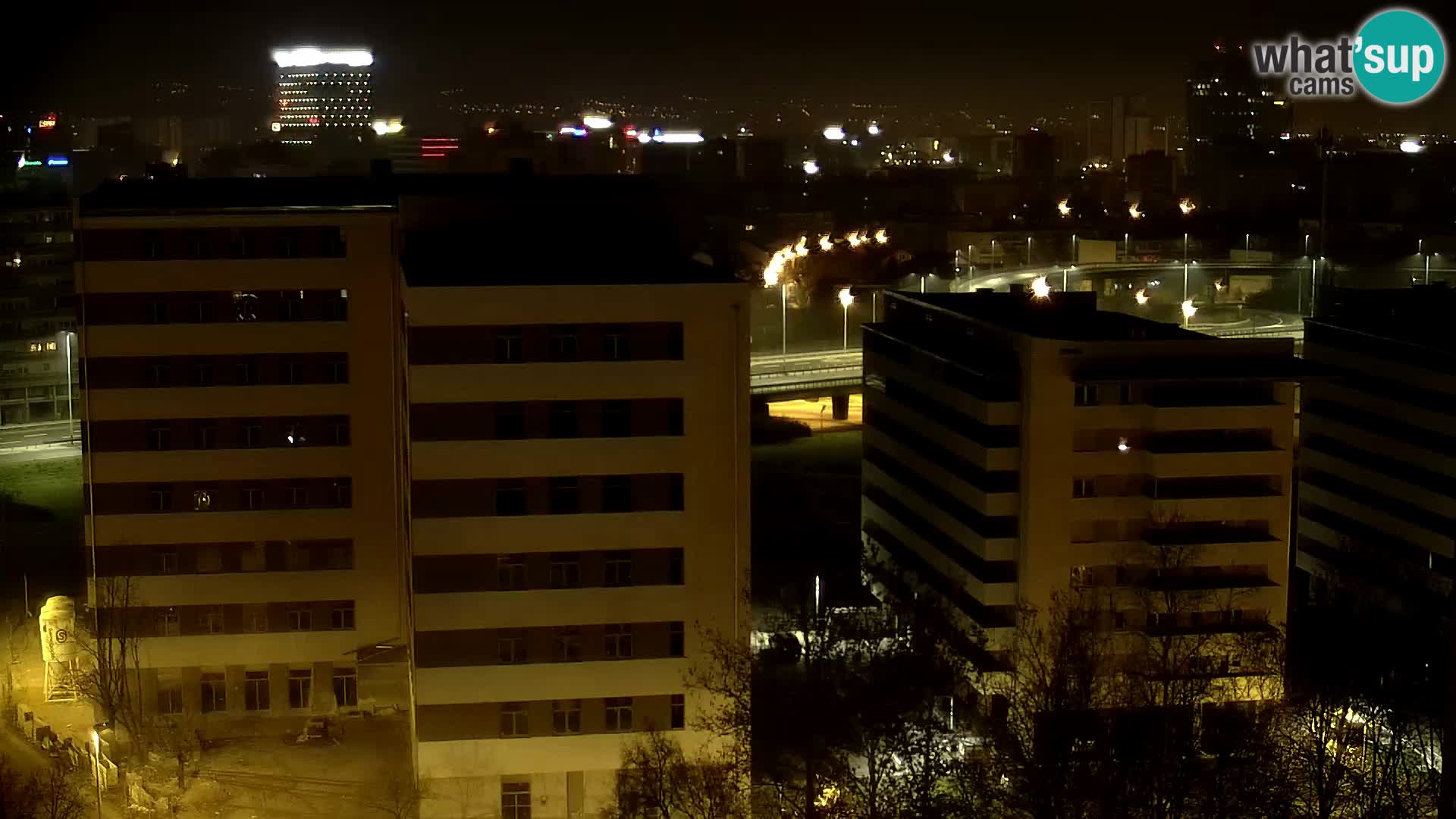 Live Interchange of Slavonska Avenue and Marin Držić Avenue in Zagreb webcam