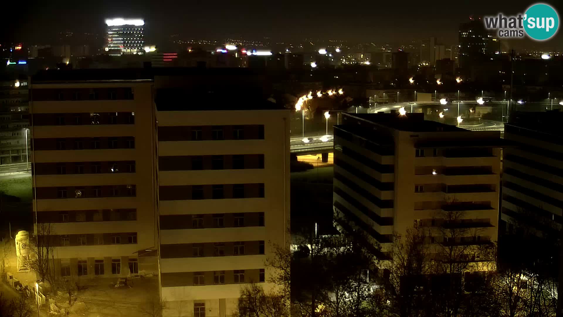 Live Interchange of Slavonska Avenue and Marin Držić Avenue in Zagreb webcam