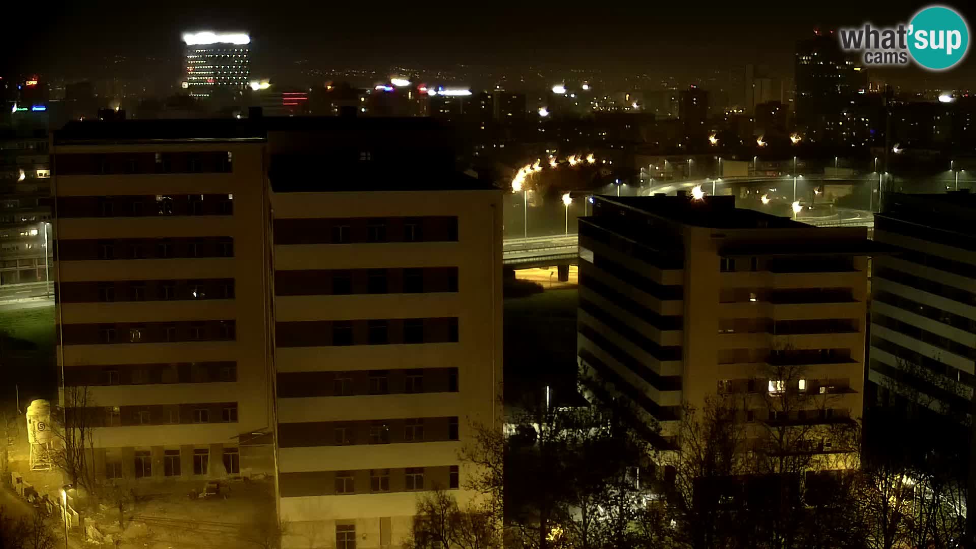 Live Interchange of Slavonska Avenue and Marin Držić Avenue in Zagreb webcam