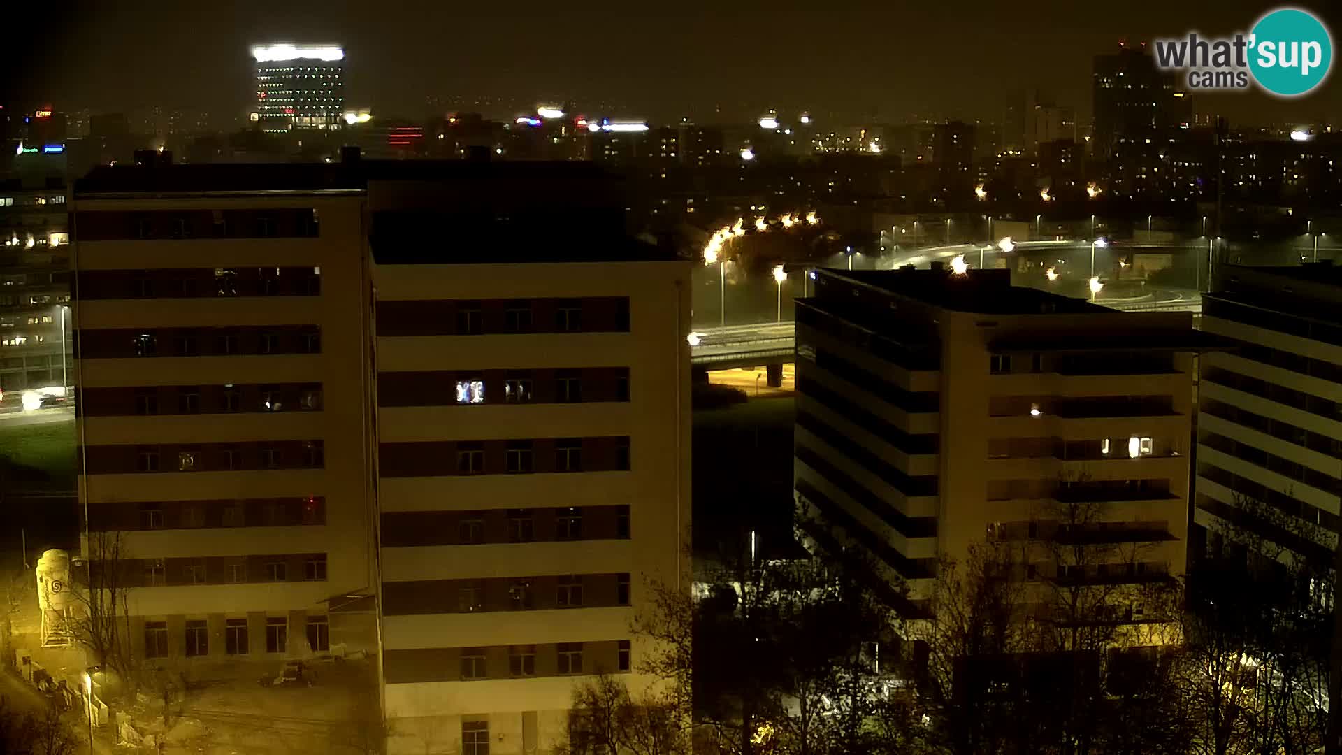 Live Interchange of Slavonska Avenue and Marin Držić Avenue in Zagreb webcam