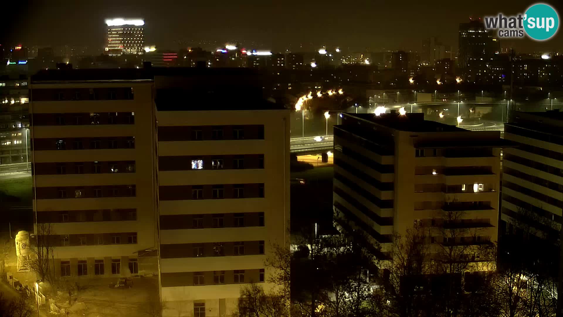 Live Interchange of Slavonska Avenue and Marin Držić Avenue in Zagreb webcam