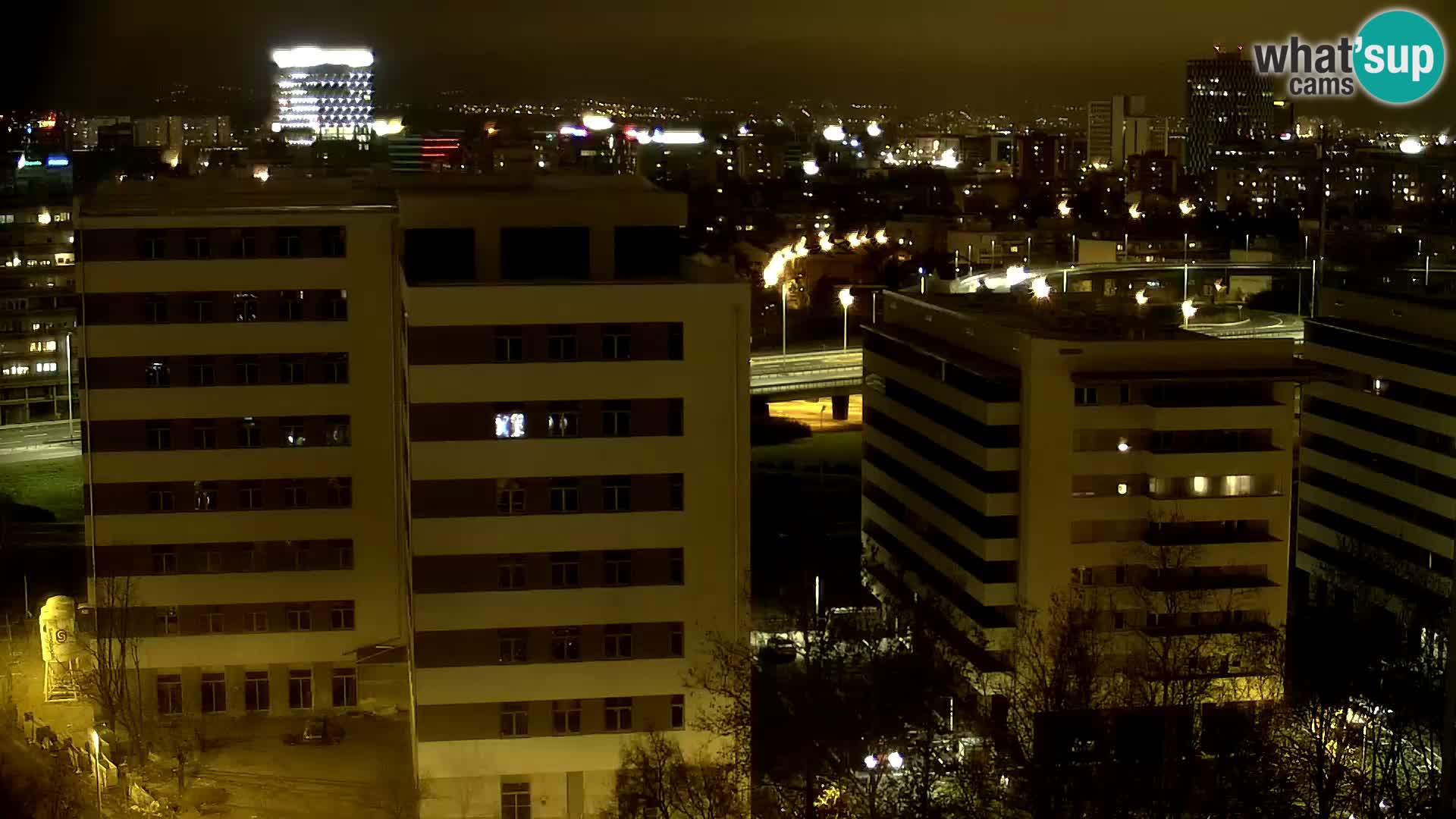 Live Interchange of Slavonska Avenue and Marin Držić Avenue in Zagreb webcam