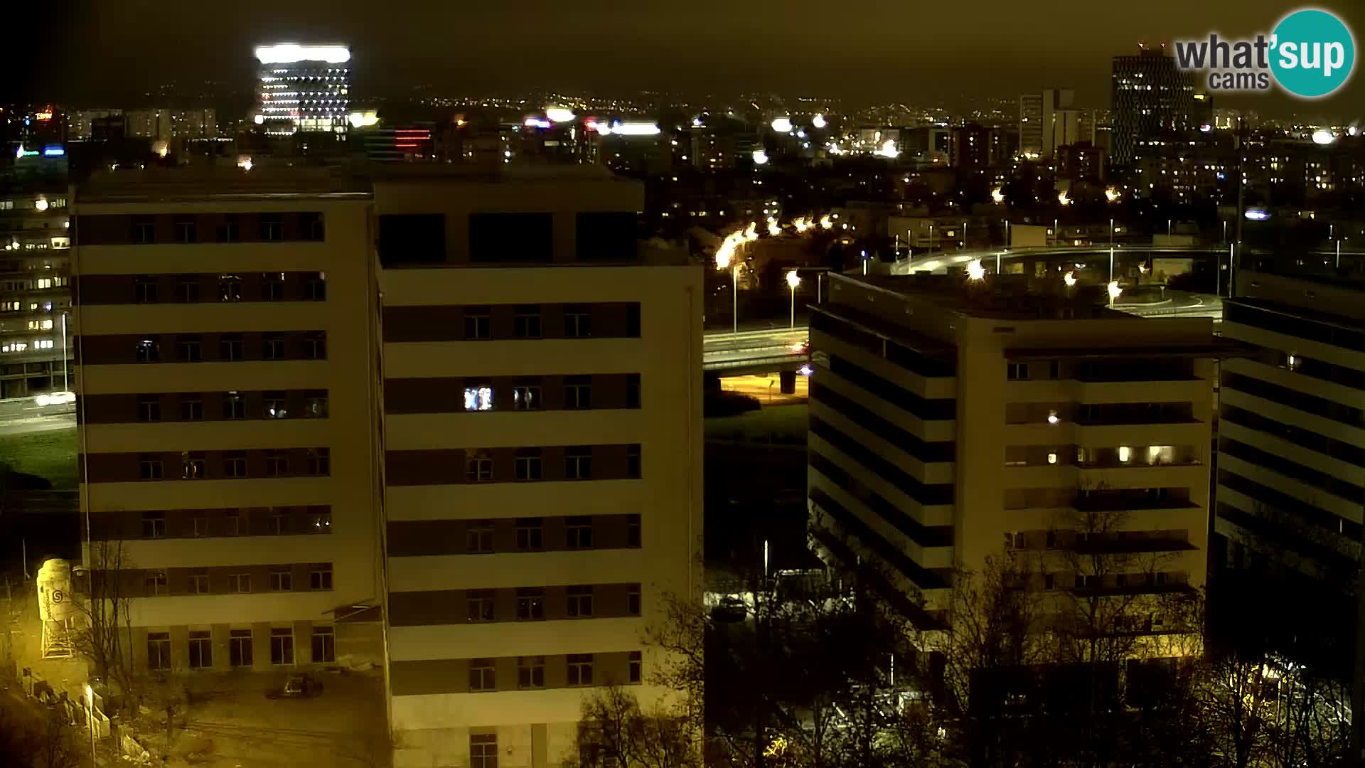 Live Interchange of Slavonska Avenue and Marin Držić Avenue in Zagreb webcam