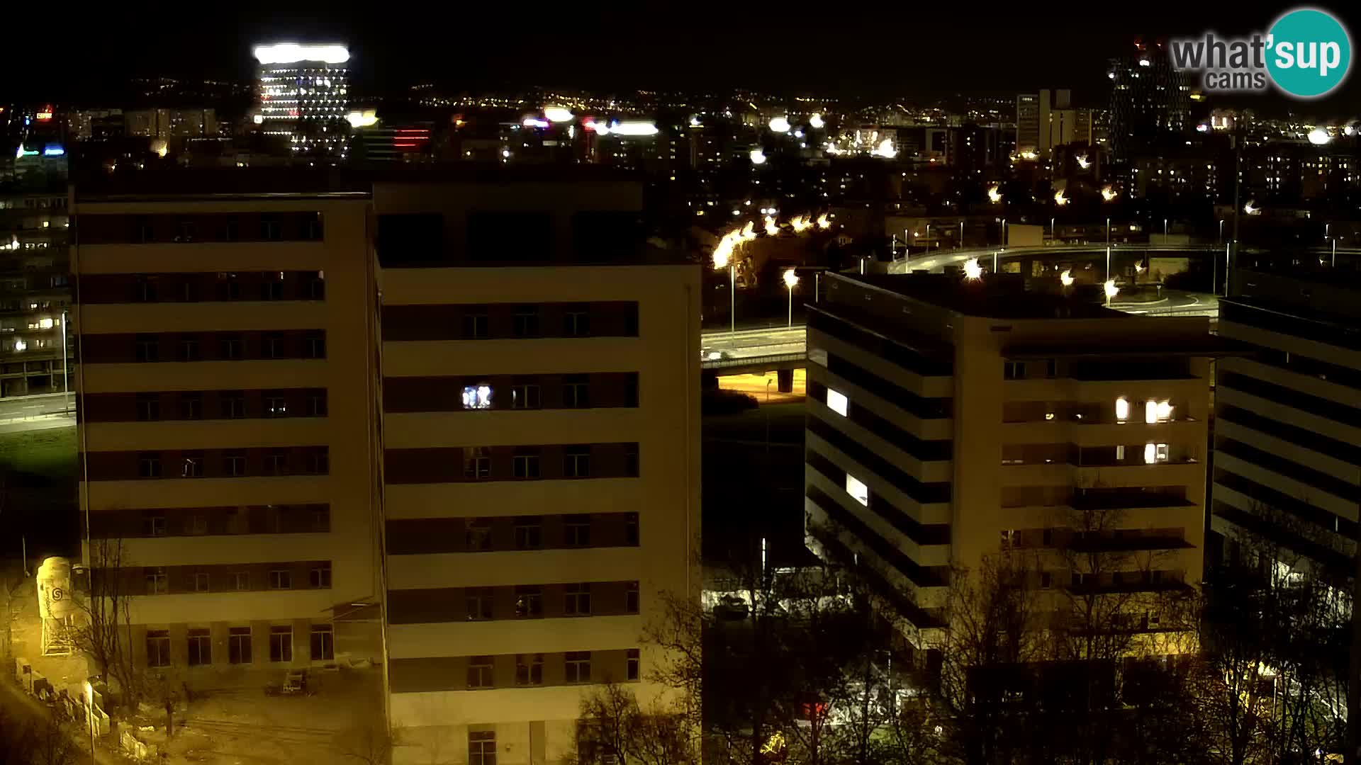 Live Interchange of Slavonska Avenue and Marin Držić Avenue in Zagreb webcam