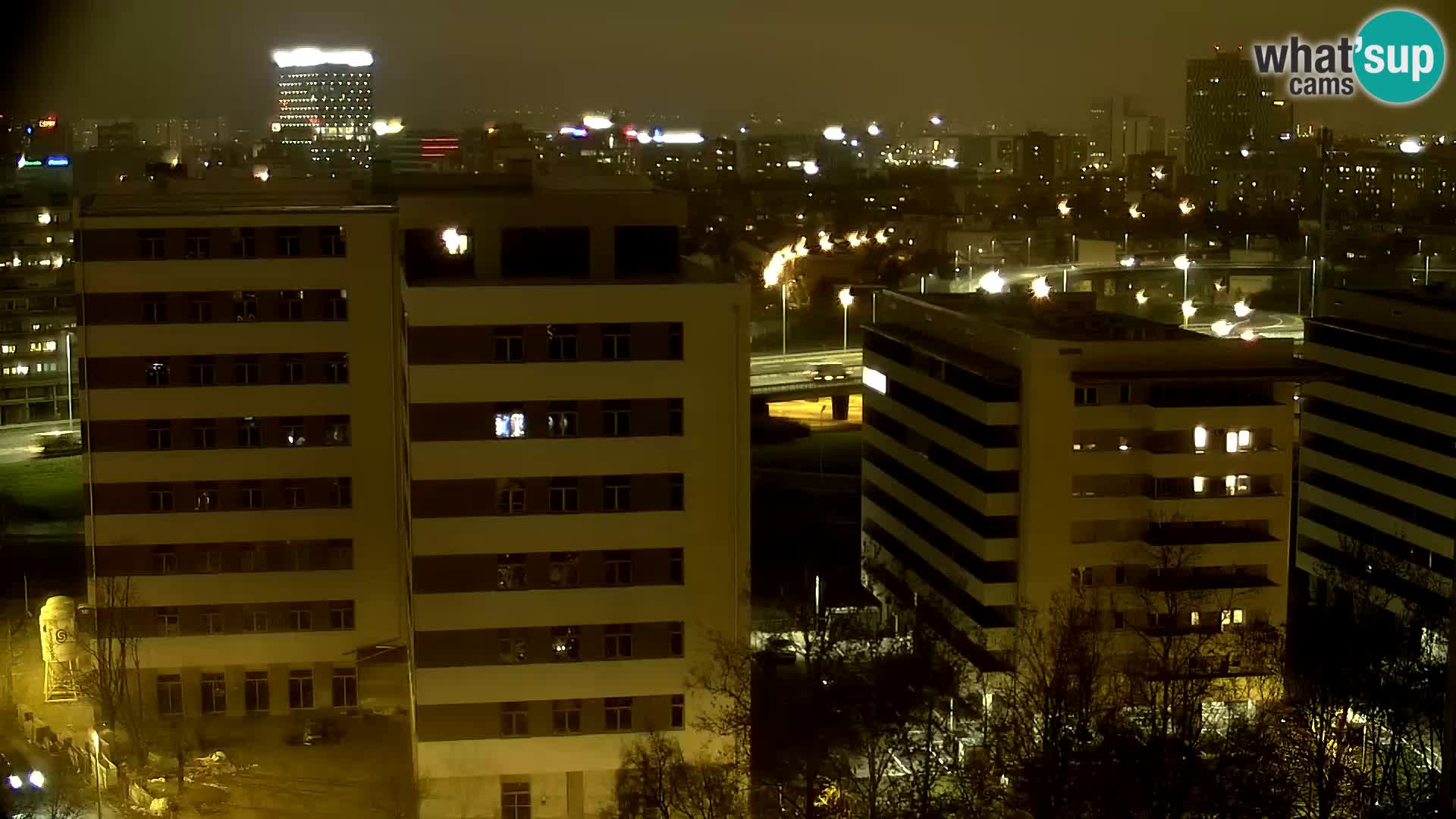 Live Interchange of Slavonska Avenue and Marin Držić Avenue in Zagreb webcam