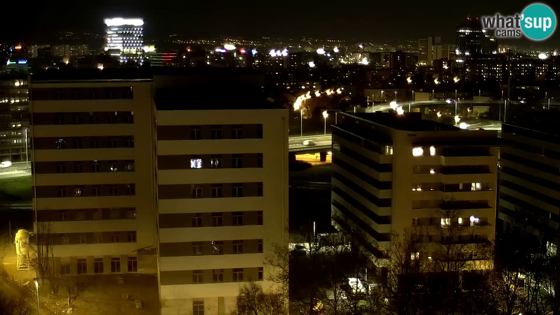 Live Interchange of Slavonska Avenue and Marin Držić Avenue in Zagreb webcam