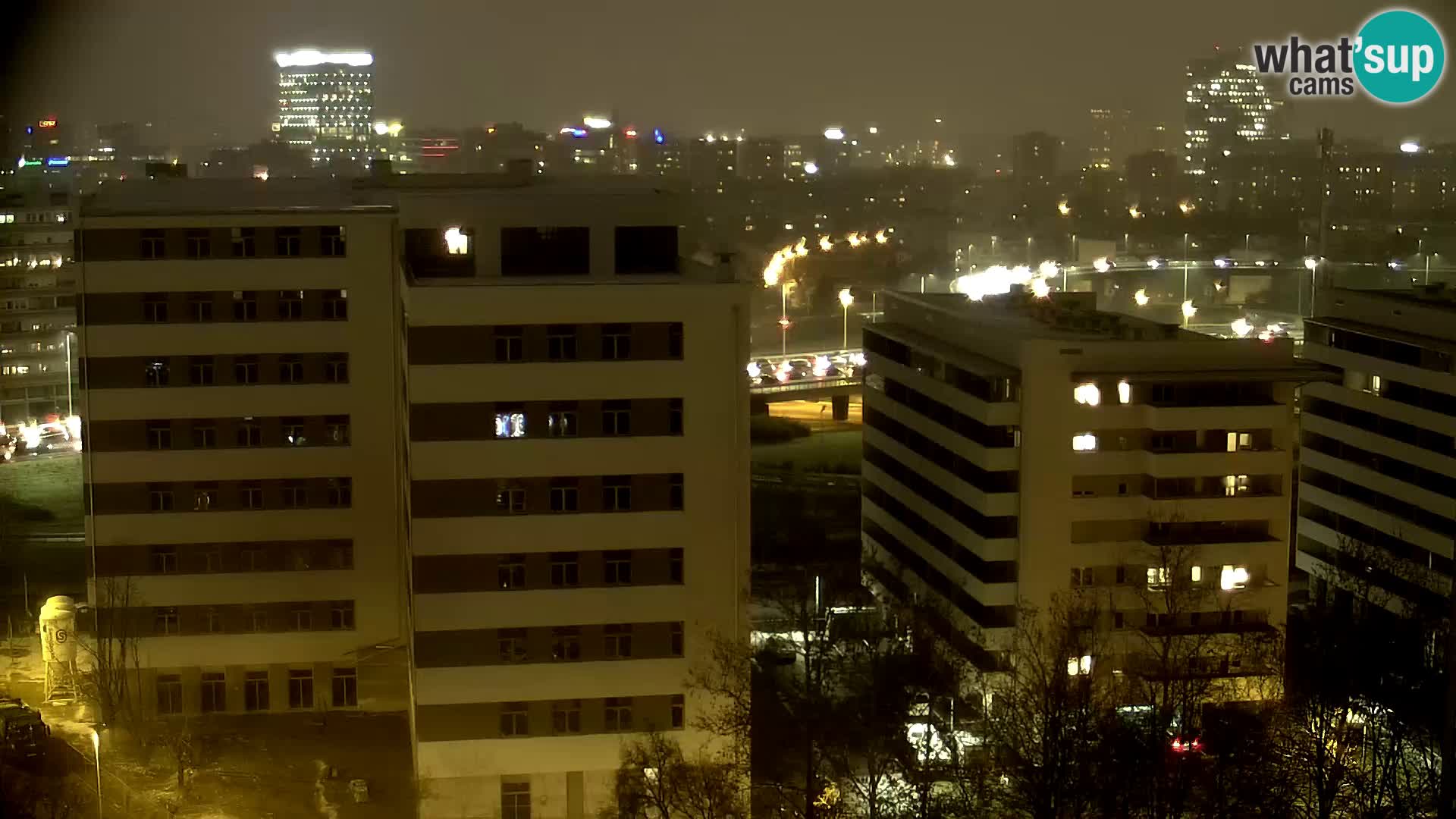 Live Interchange of Slavonska Avenue and Marin Držić Avenue in Zagreb webcam