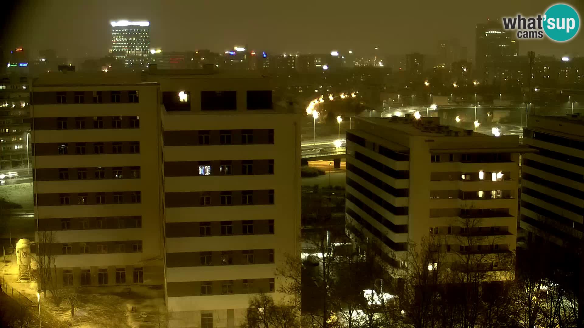 Live Interchange of Slavonska Avenue and Marin Držić Avenue in Zagreb webcam