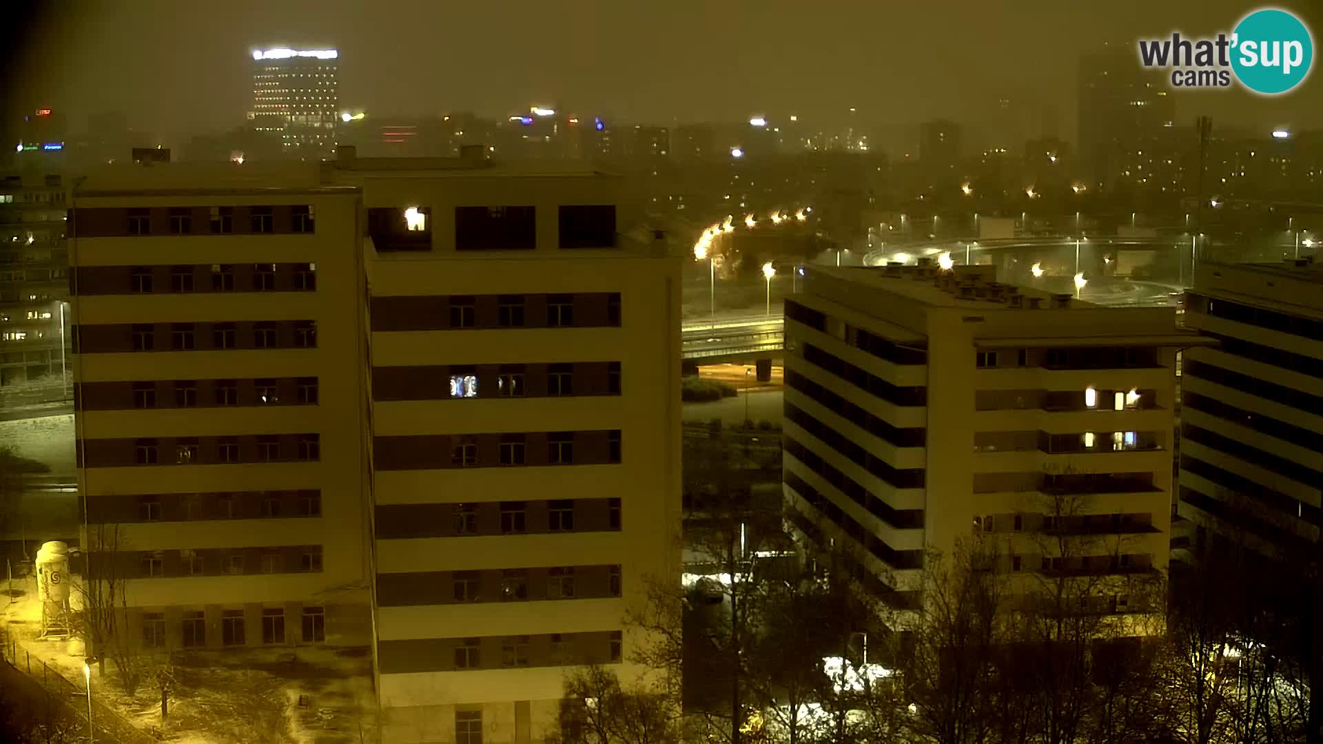 Live Interchange of Slavonska Avenue and Marin Držić Avenue in Zagreb webcam