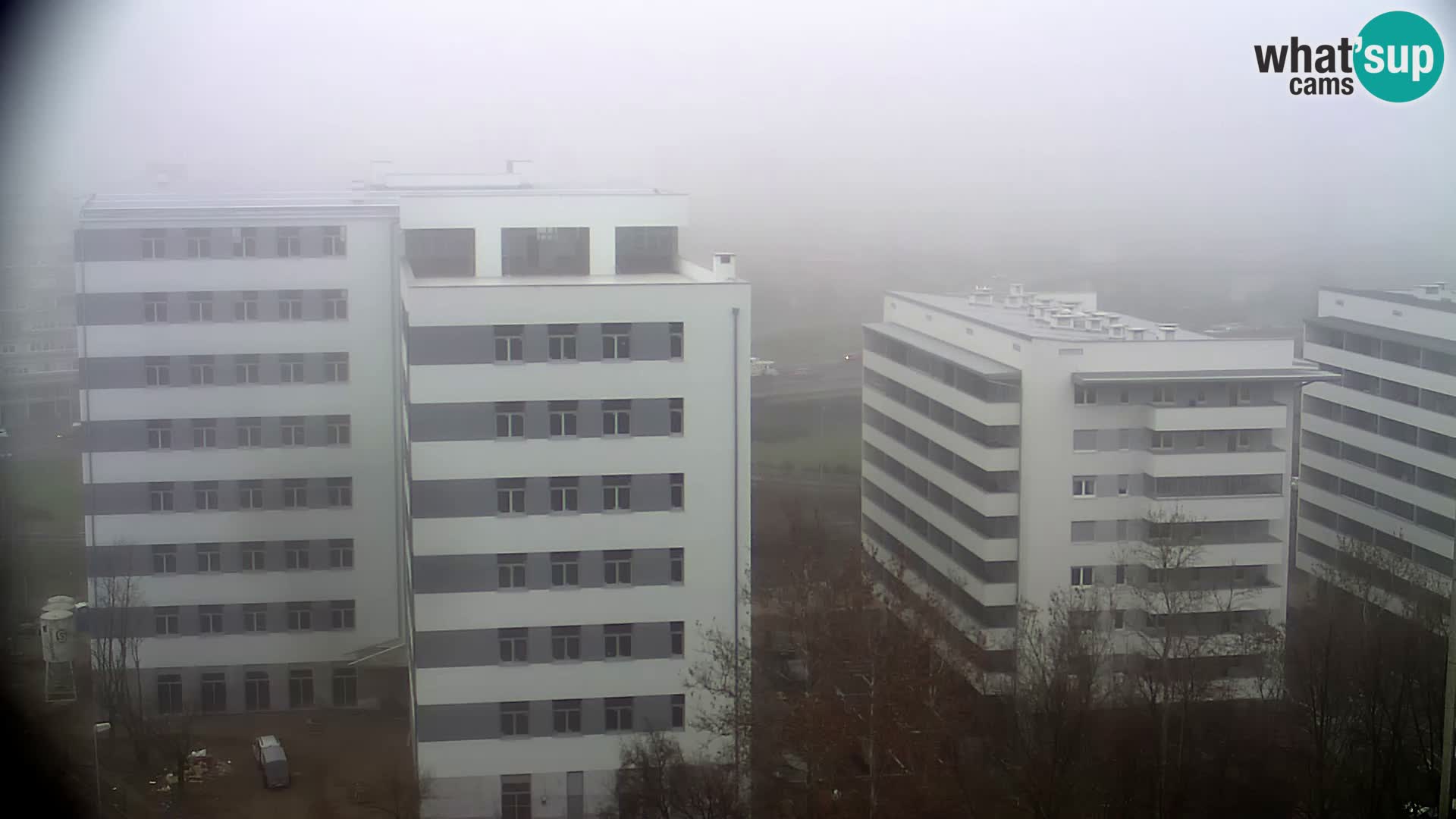 Live-Kreisverkehr Slavonska und Marin Držić Avenue zur Zagreb Webcam