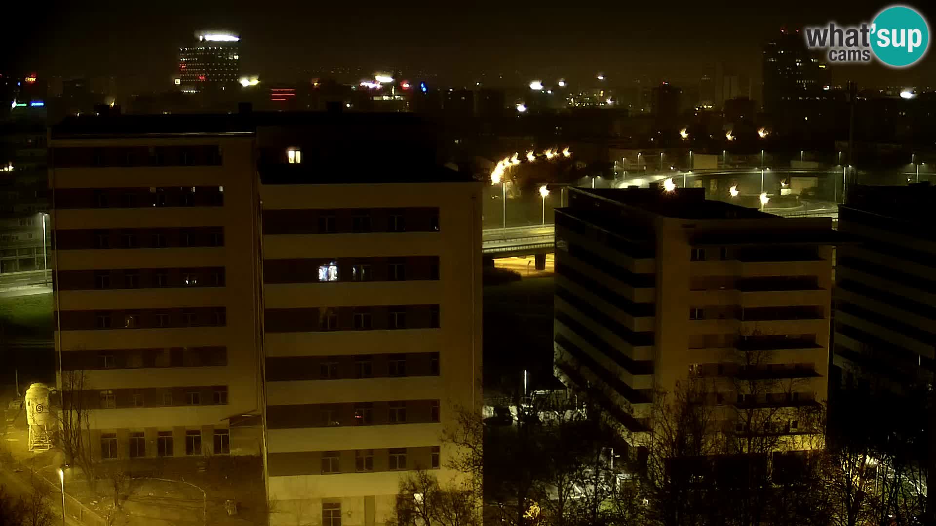 Live Interchange of Slavonska Avenue and Marin Držić Avenue in Zagreb webcam