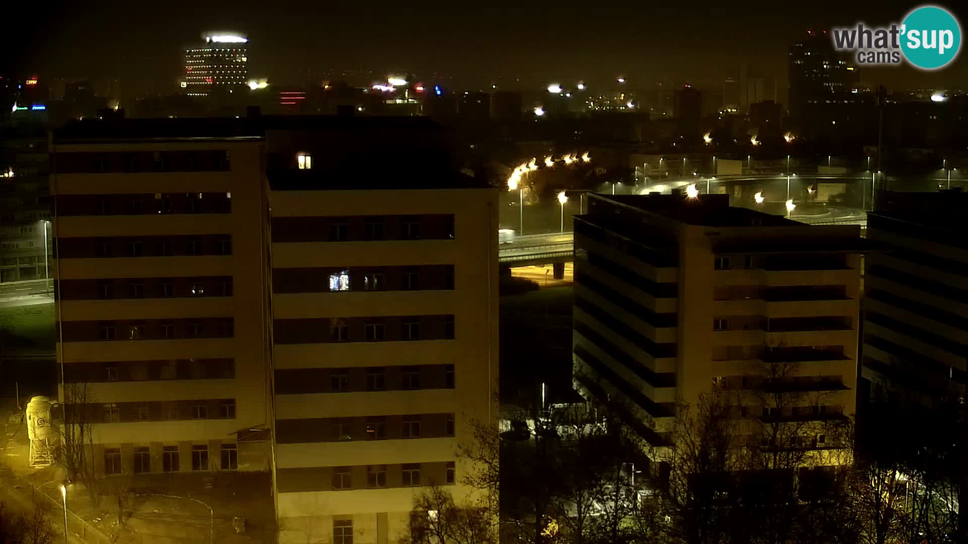 Live Interchange of Slavonska Avenue and Marin Držić Avenue in Zagreb webcam